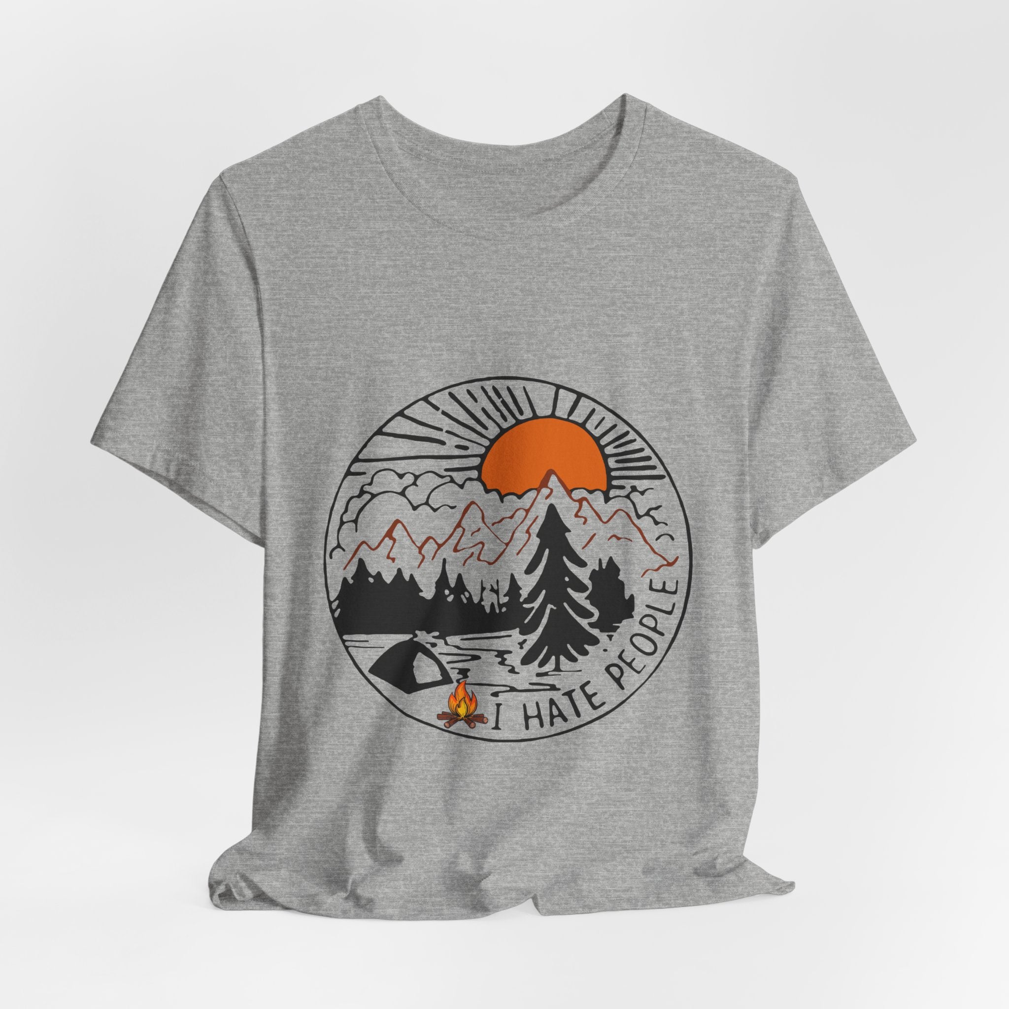 I HATE PEOPLE T-Shirt | Introverted Camper Gift