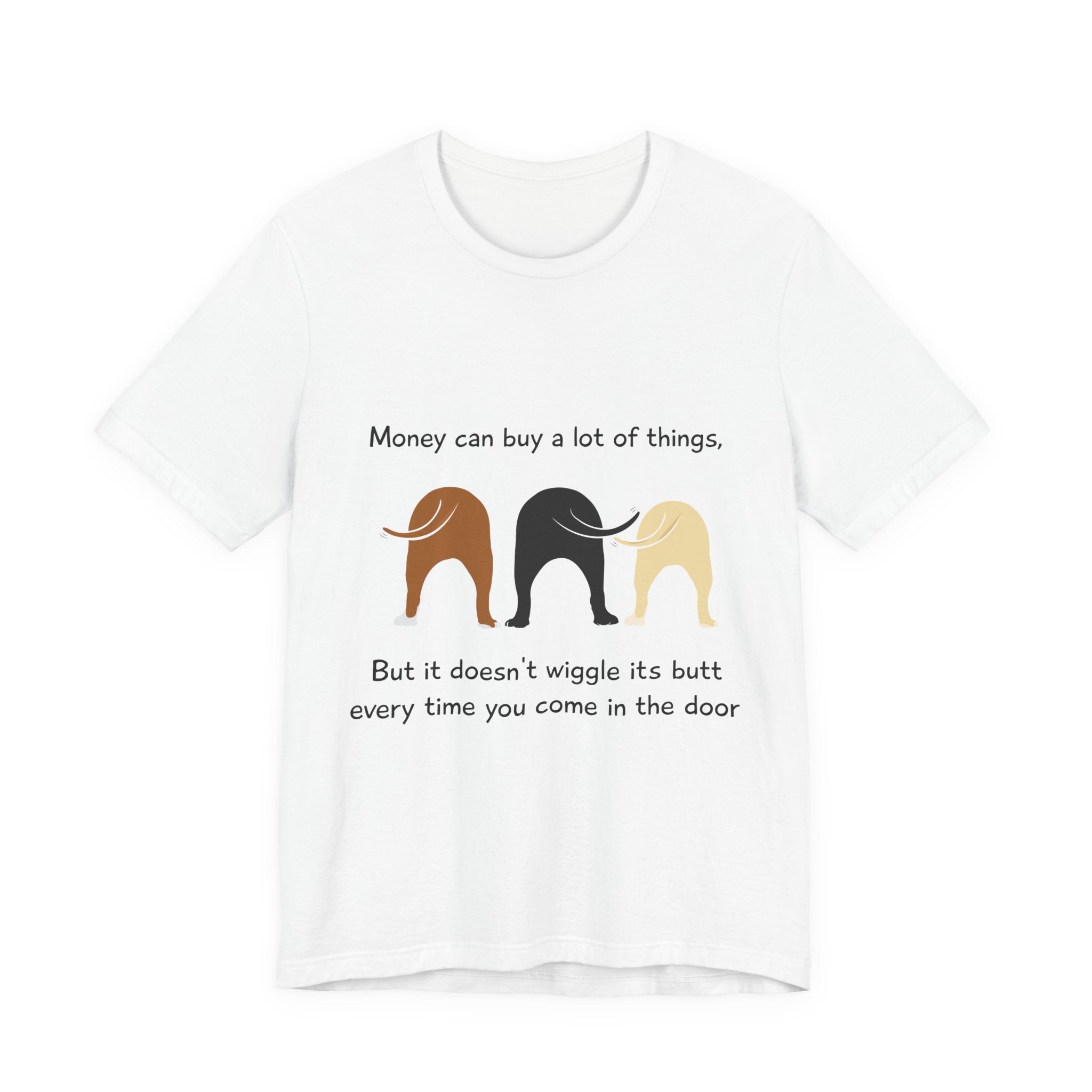 Wiggle Butt Dog Greeting T-Shirt | Dog Lover Gift
