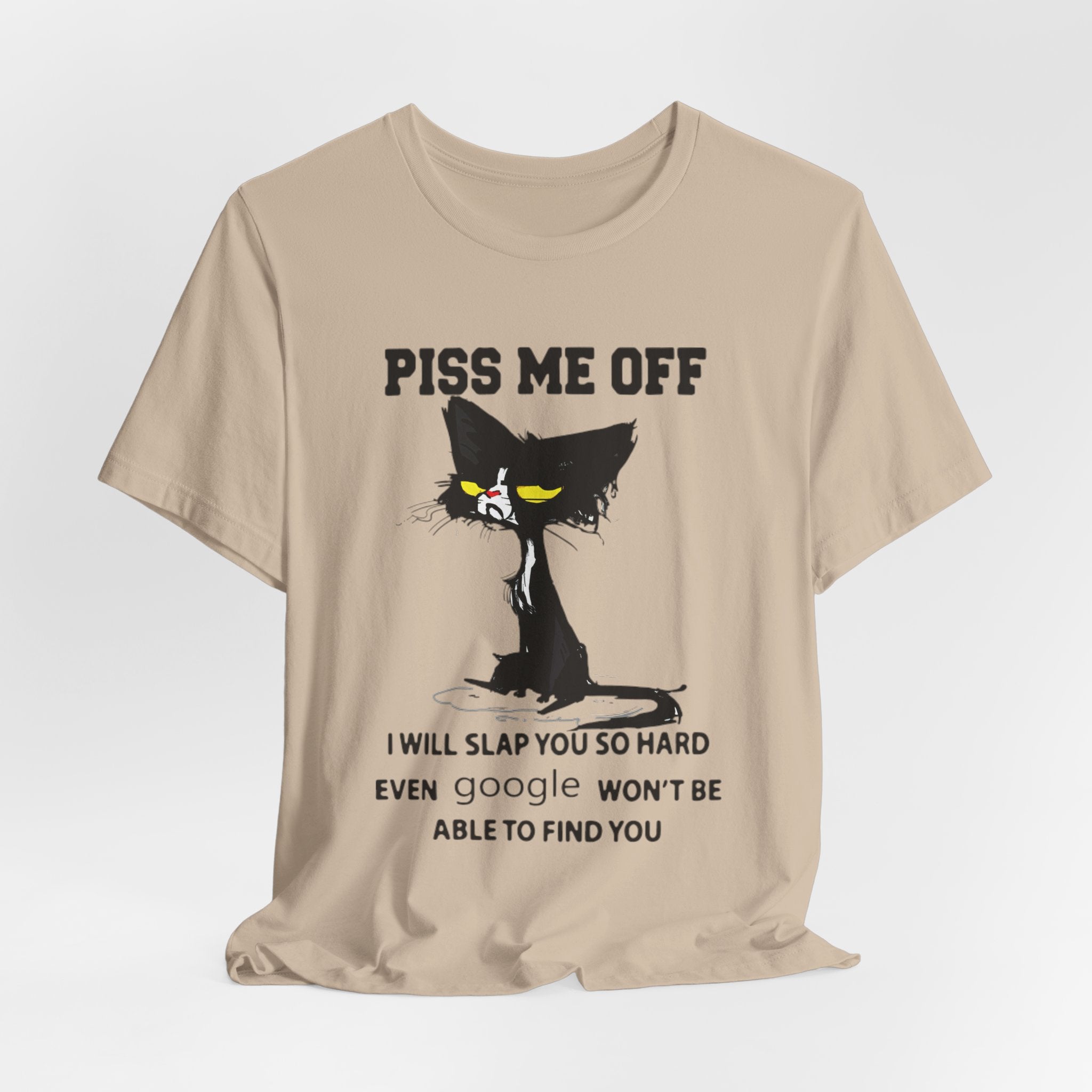 Piss Me Off Grumpy Cat T-Shirt | Funny Cat Lover Gift