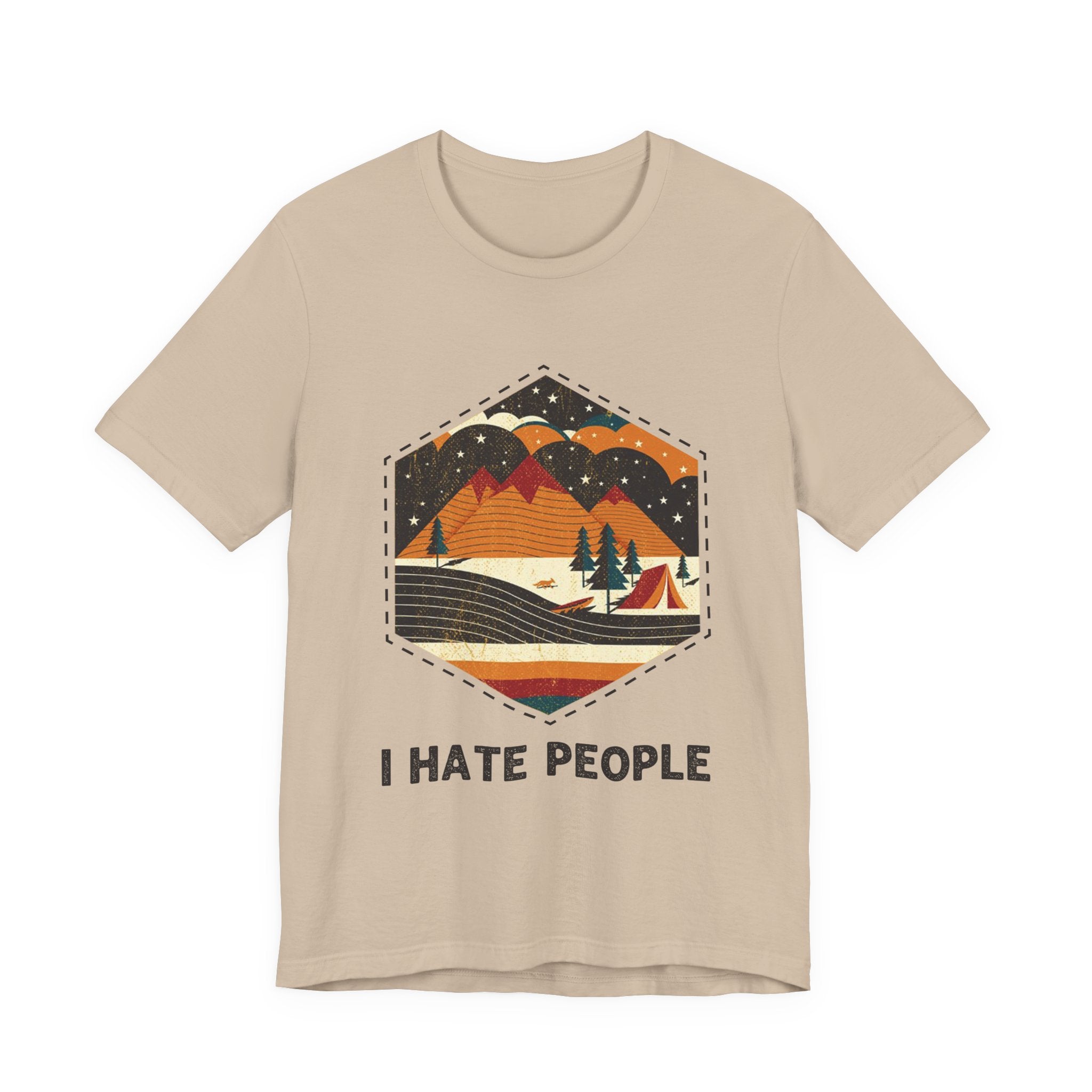 I Hate People T-Shirt | Introverted Camper Gift