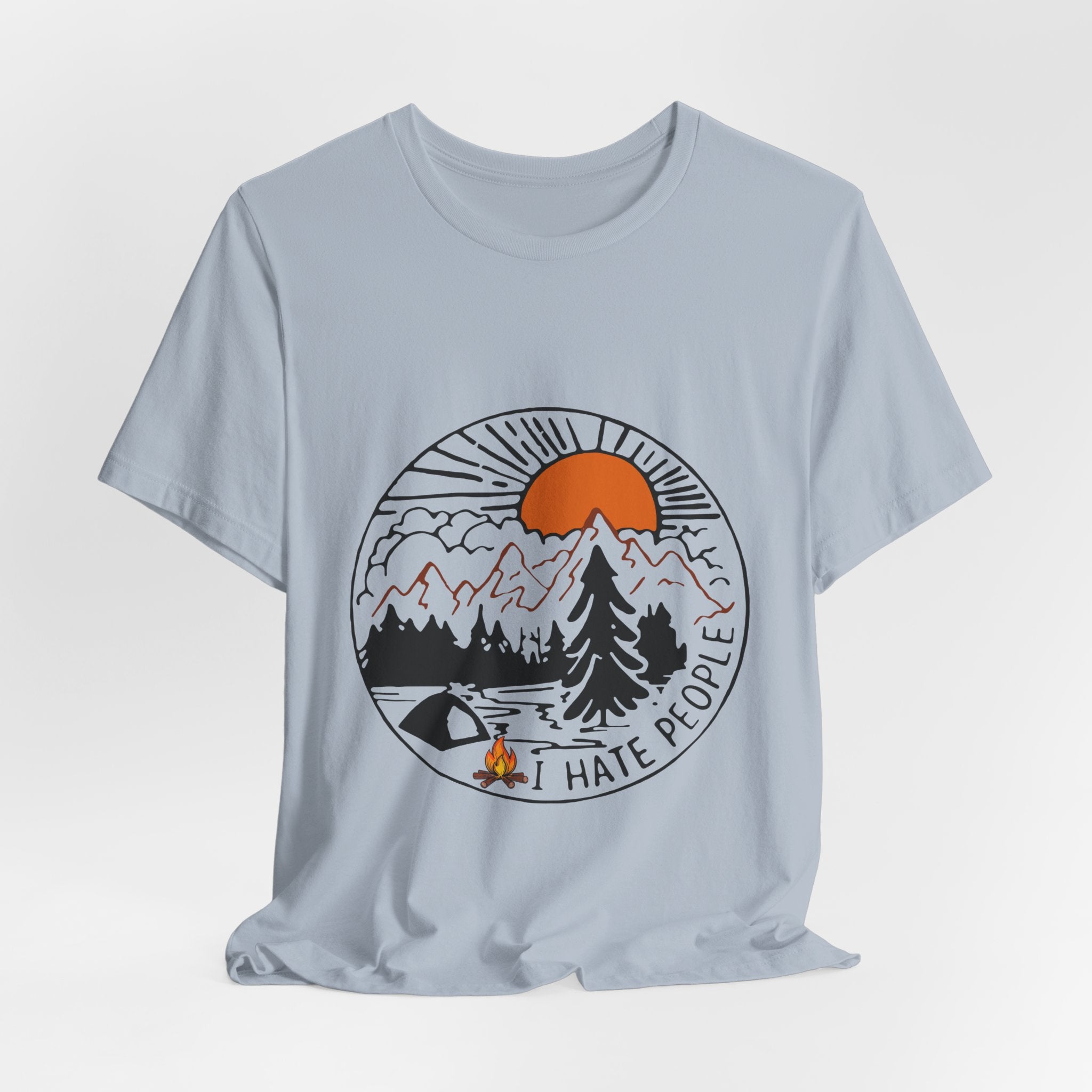 I HATE PEOPLE T-Shirt | Introverted Camper Gift
