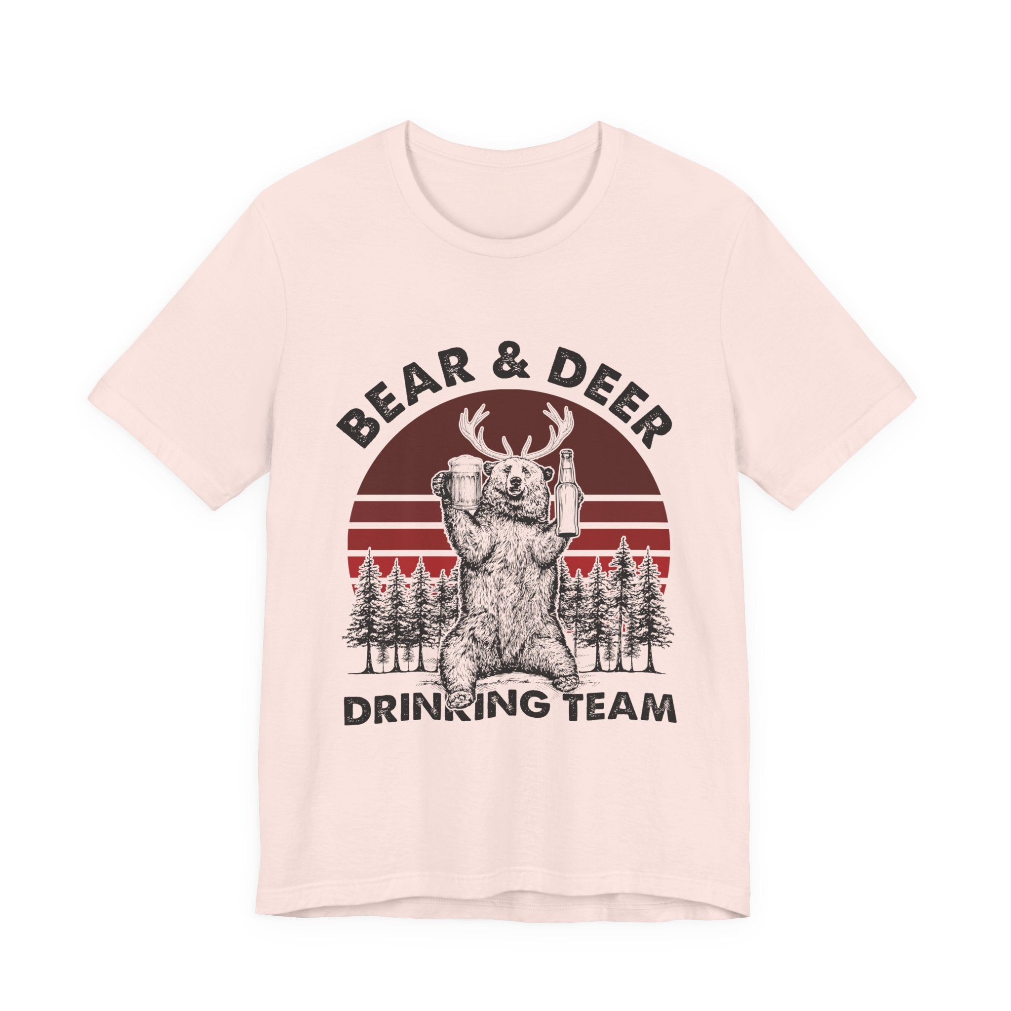 Bear & Deer Drinking Team T-Shirt | Campers Gift