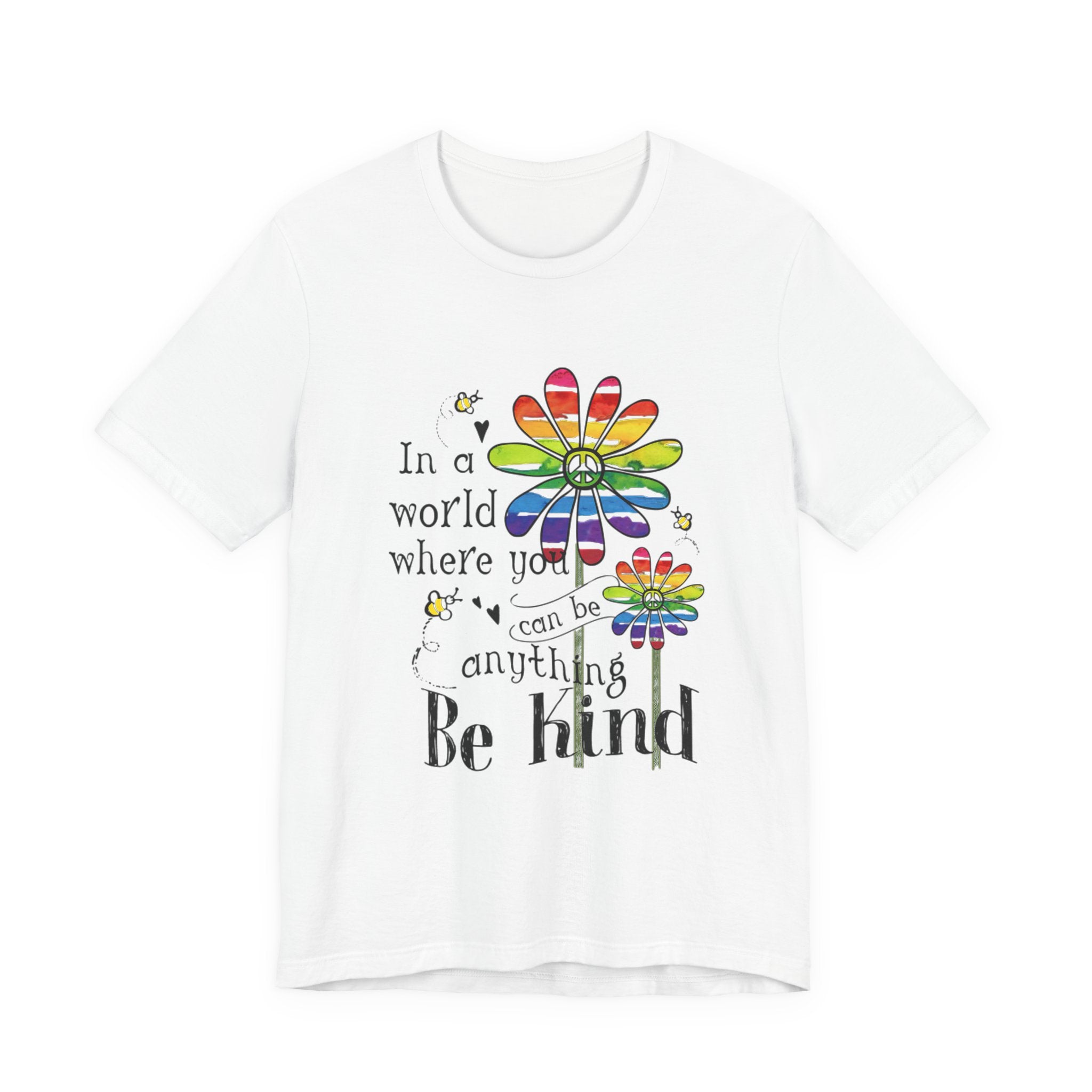 In A World Be Kind T-Shirt | Peace Lover Gift