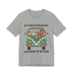 On A Dark Desert Highway T-Shirt | Hippie Cat Lover Gift