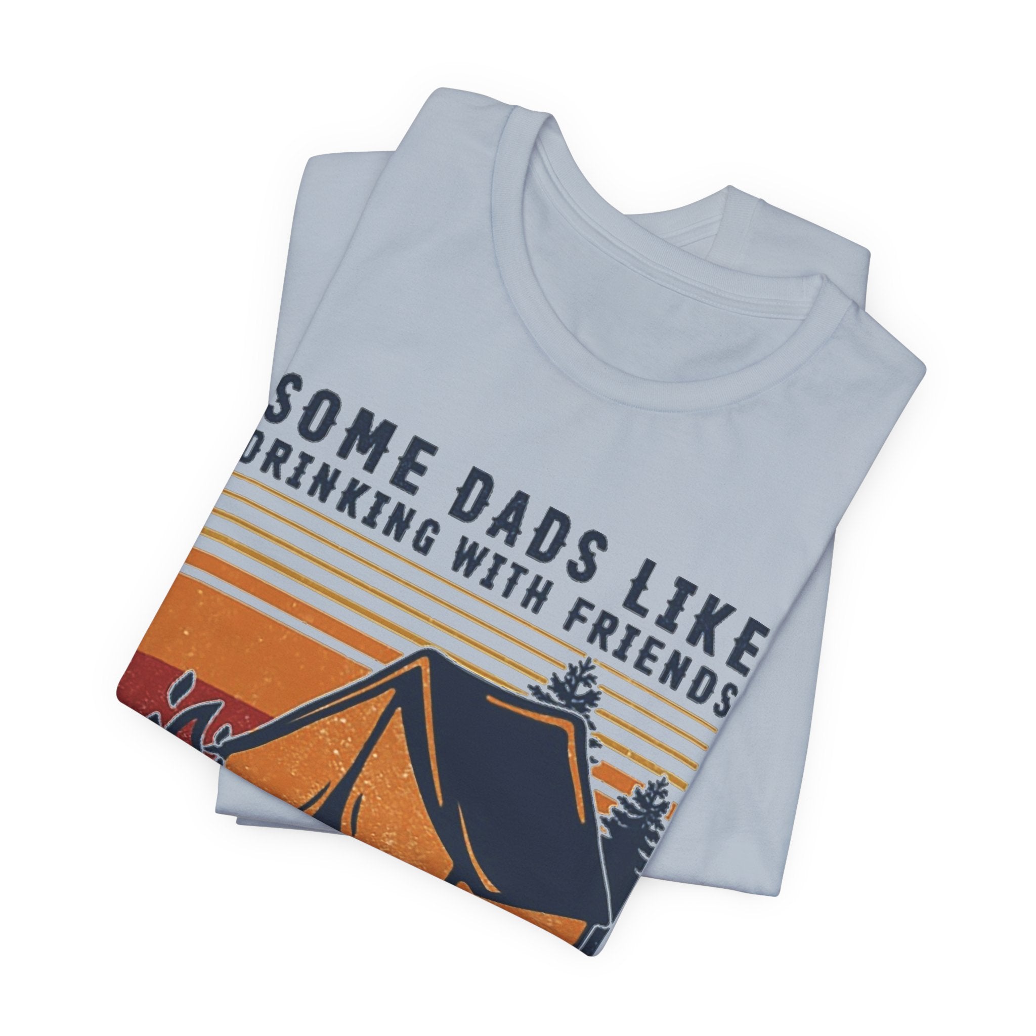 Great Dads Go Camping With Daughters T-Shirt | Camping Dad Gift