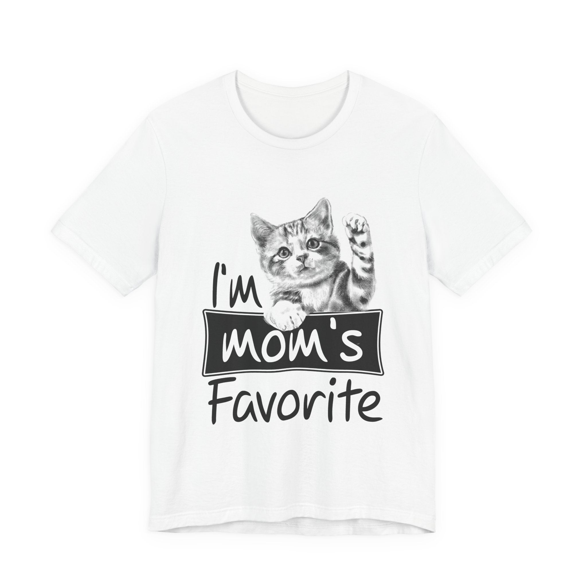 I'm Mom's Favorite T-Shirt | Funny Cat Mom Gift