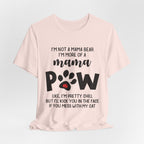 Mama POW T-Shirt | Protective Dog Mom Gift