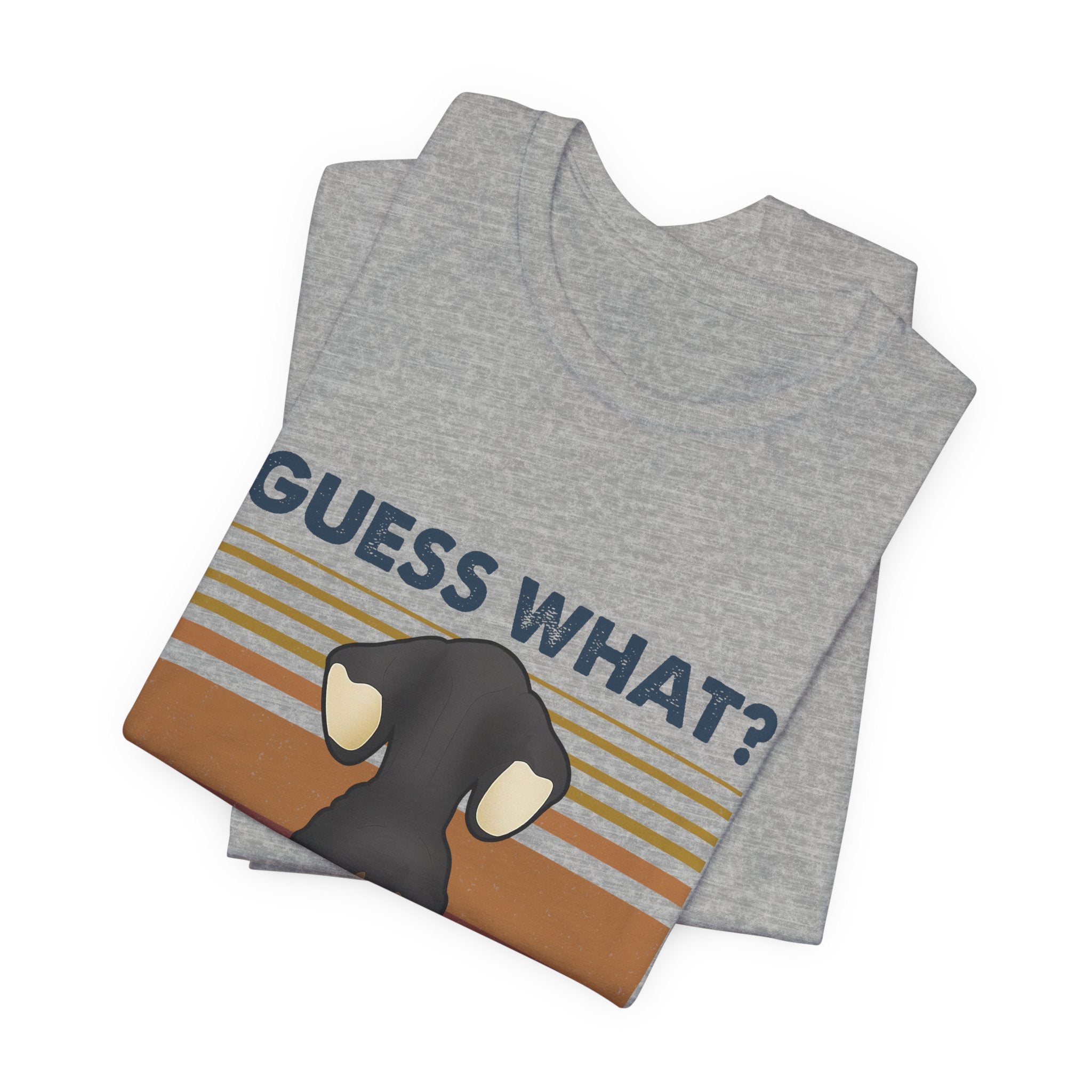 Guess What Wiener Butt T-Shirt | Funny Dachshund Lover Gift