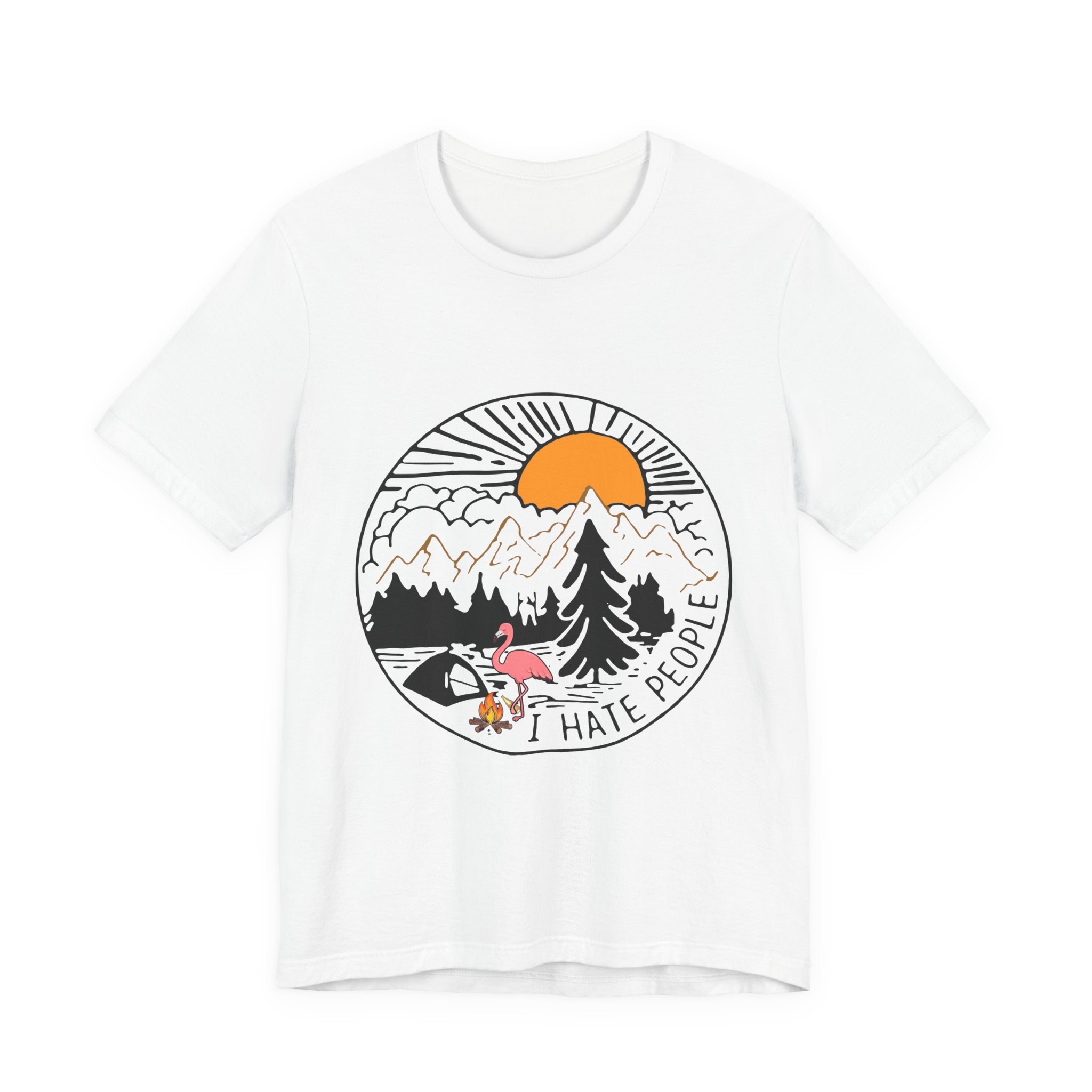 I Hate People Camping T-Shirt | Introvert Camper Gift