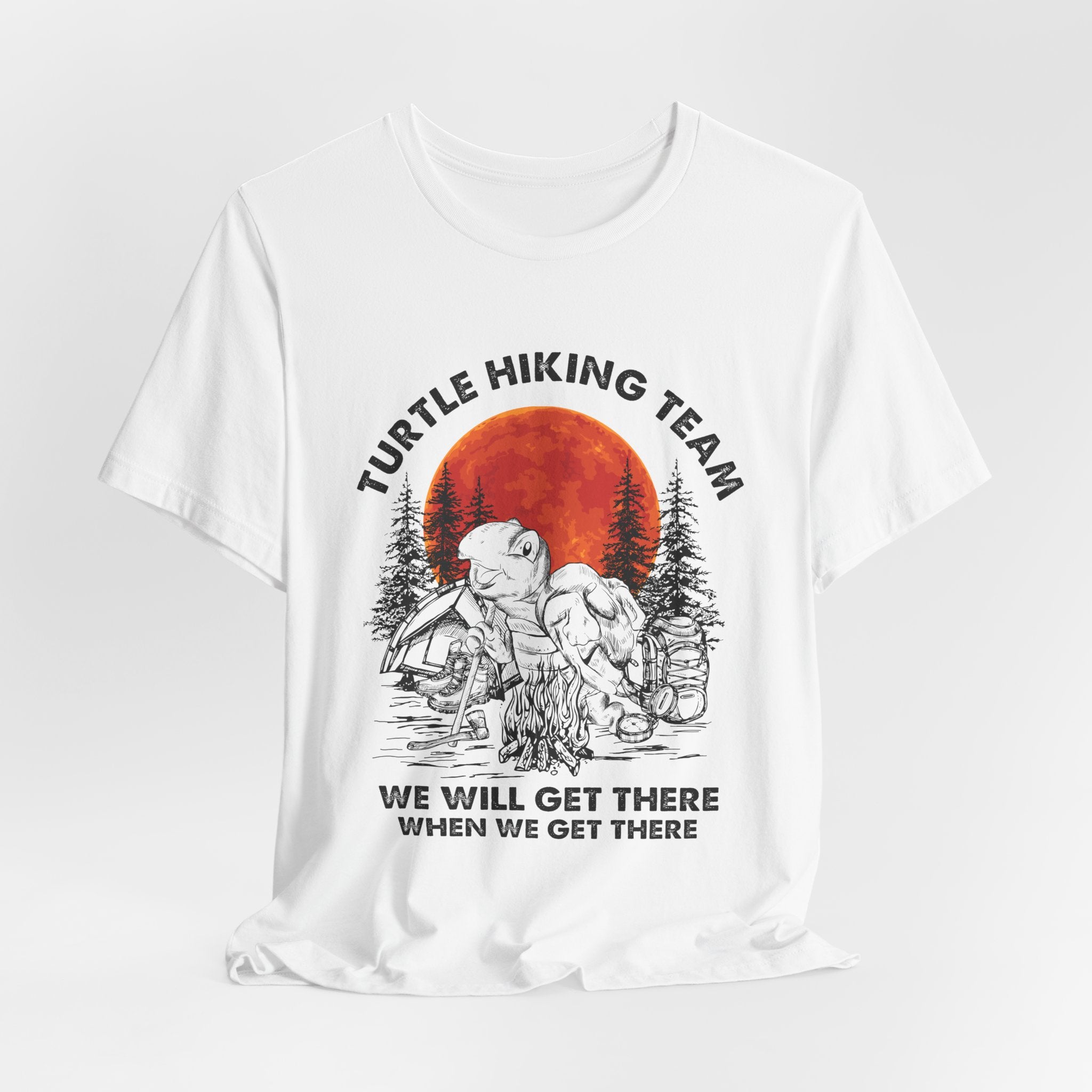 Turtle Hiking Team T-Shirt | Patient Camper Gift