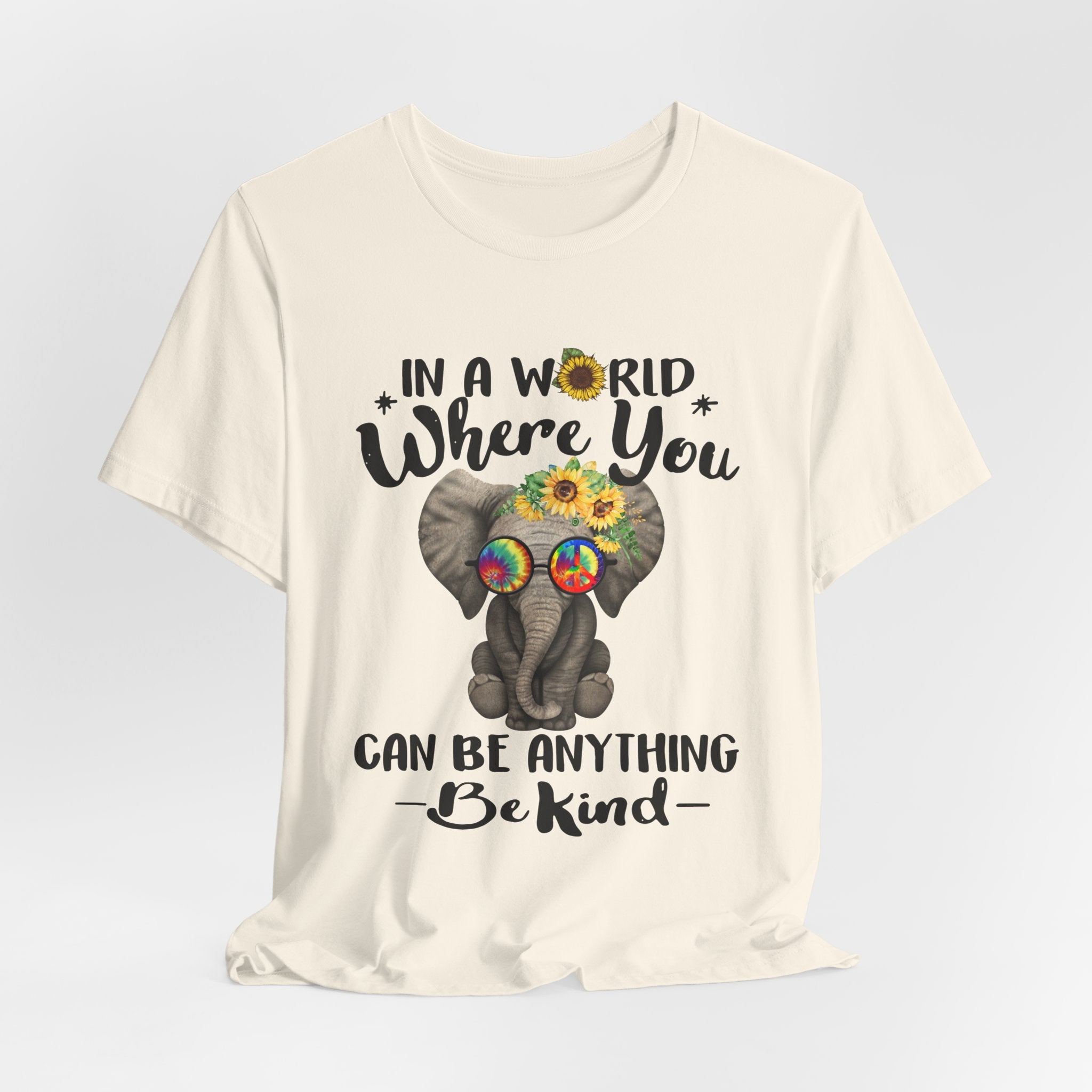 Be Kind Elephant T-Shirt | Hippie Soul Peace Lover Gift