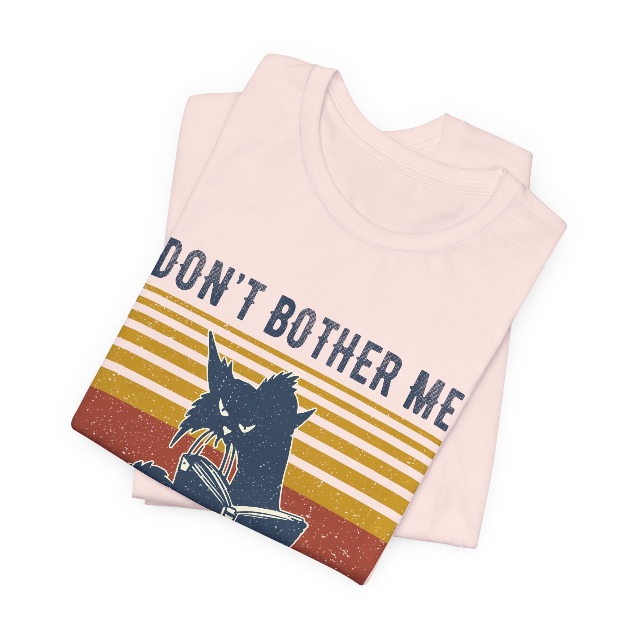 Don't Bother Me I'm Reading T-Shirt | Grumpy Cat Book Lover Gift