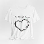 I Am A Simple Woman T-Shirt | Camping Life Gift