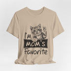 I'm Mom's Favorite T-Shirt | Funny Cat Mom Gift