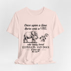 Girl Who Loved Dogs T-Shirt | Dog Lover Gift for Her