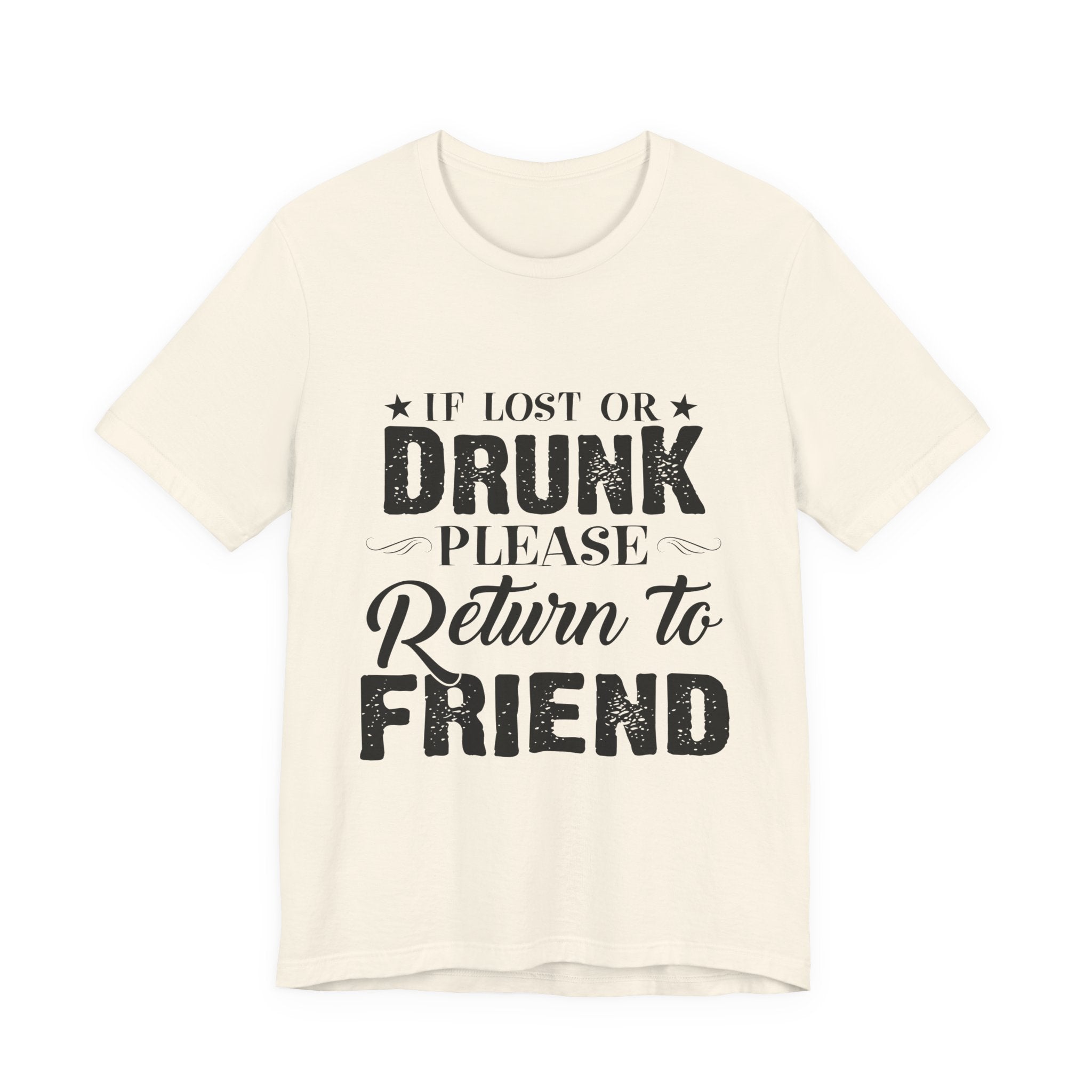 Lost Or Drunk Camping Tee | Campfire Party Gift