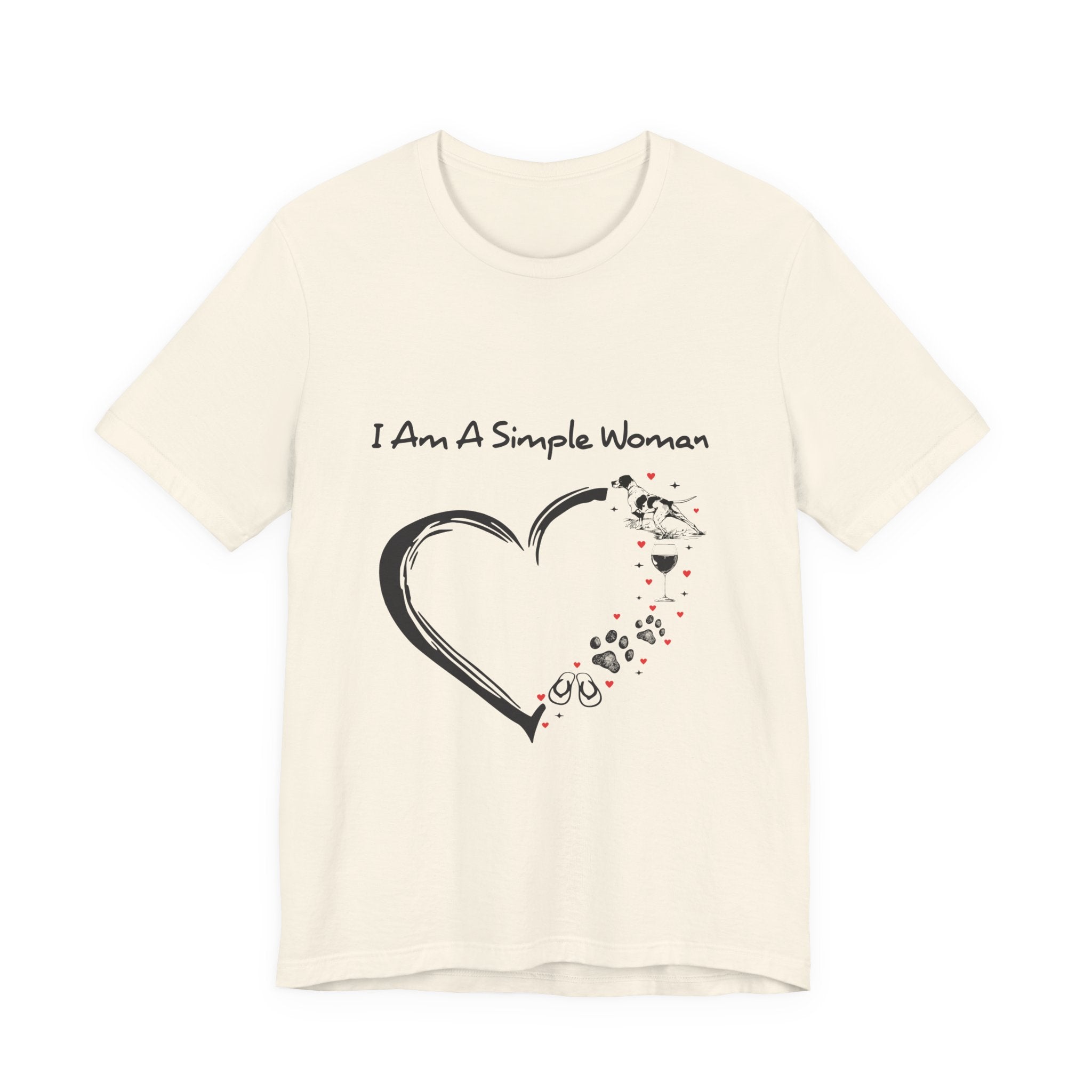 I Am A Simple Woman T-Shirt | Dog Mom Gift
