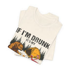 If I'm Drunk It's My Camping Friends' Fault T-Shirt | Funny Camper Gift
