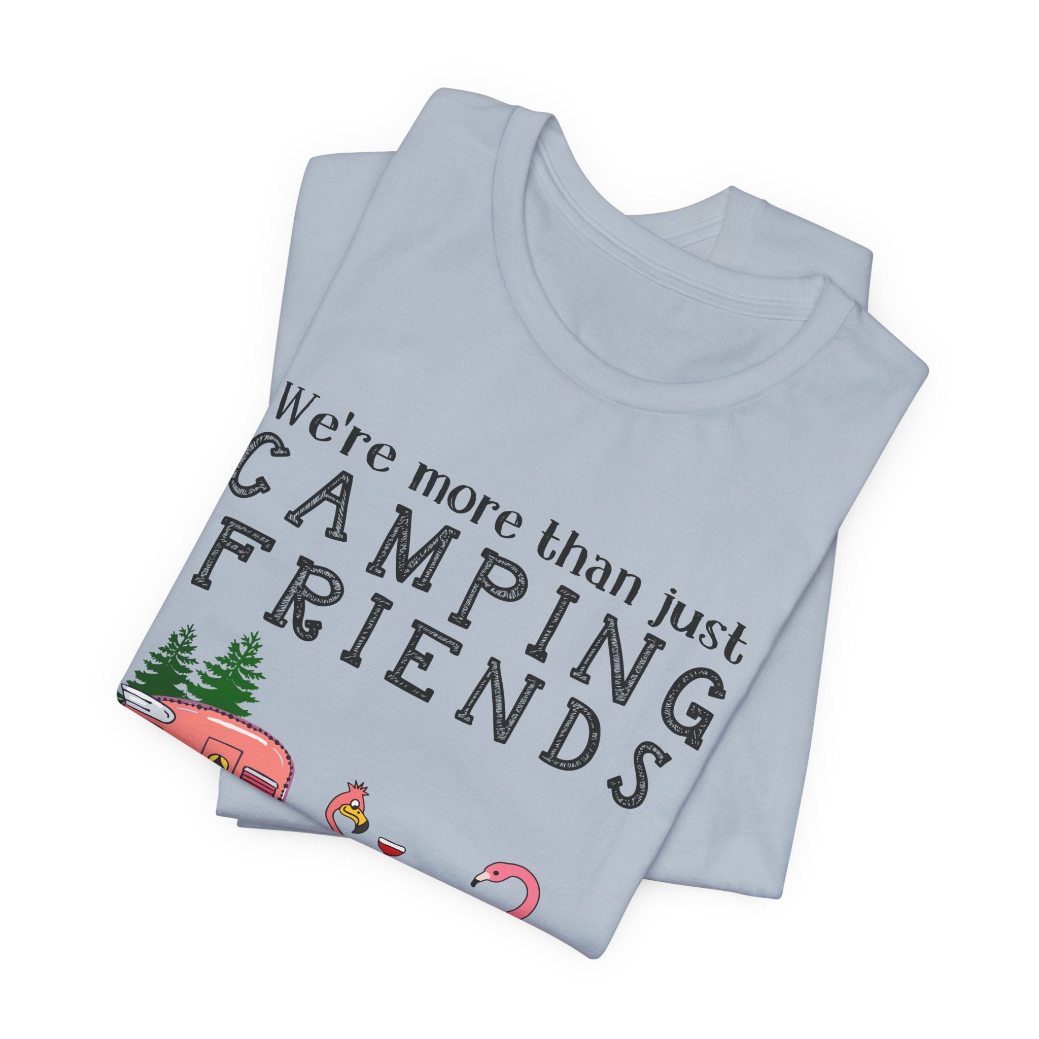 Camping Friends Small Gang T-Shirt | RV Camper Group Gift