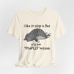 Too "PEOPLEY" Outside T-Shirt | Introvert Cat Lover Gift