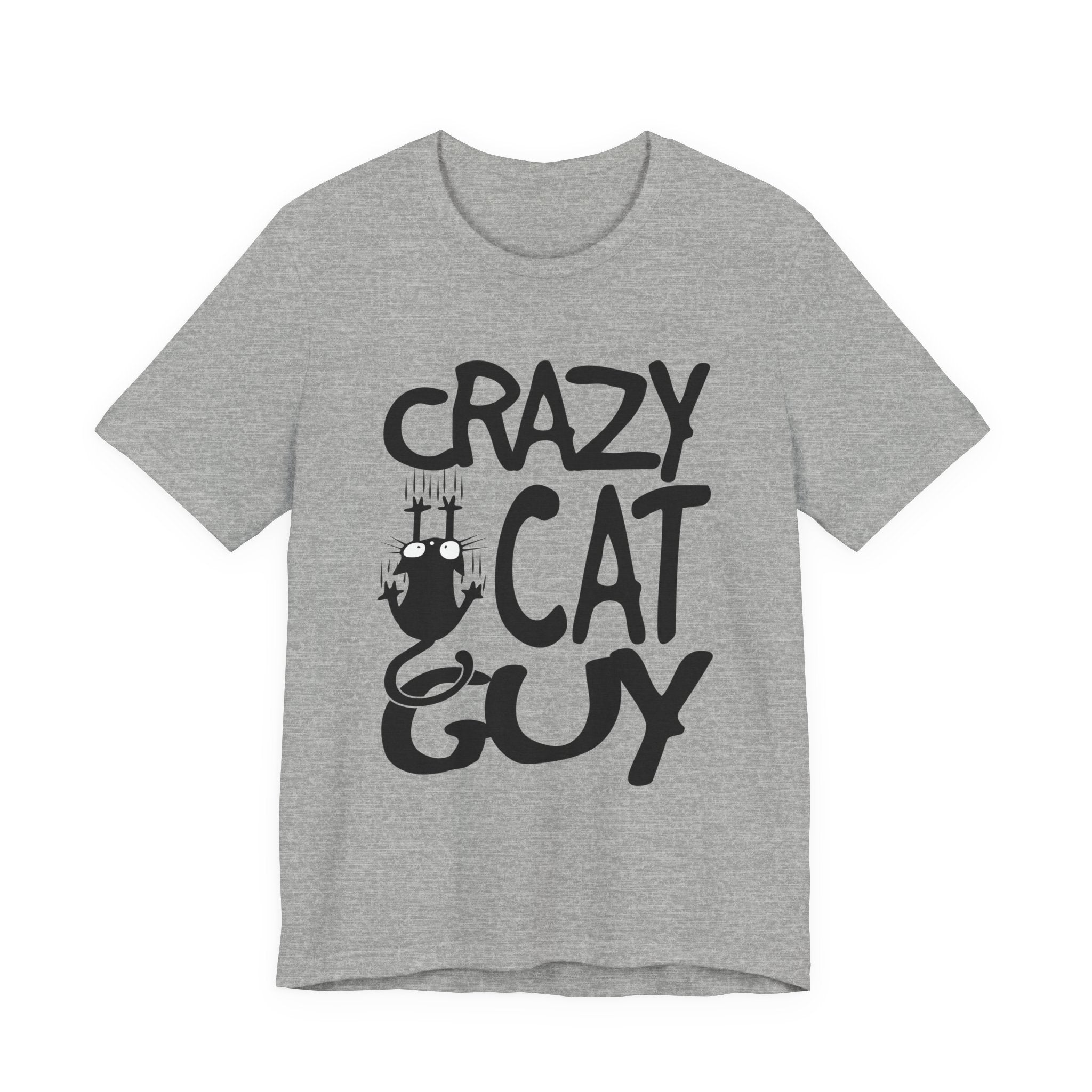 Crazy Cat Guy T-Shirt | Funny Cat Dad Gift
