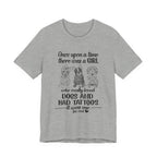 Girl Loved Dogs & Tattoos T-Shirt | Dog Lover Gift for Her