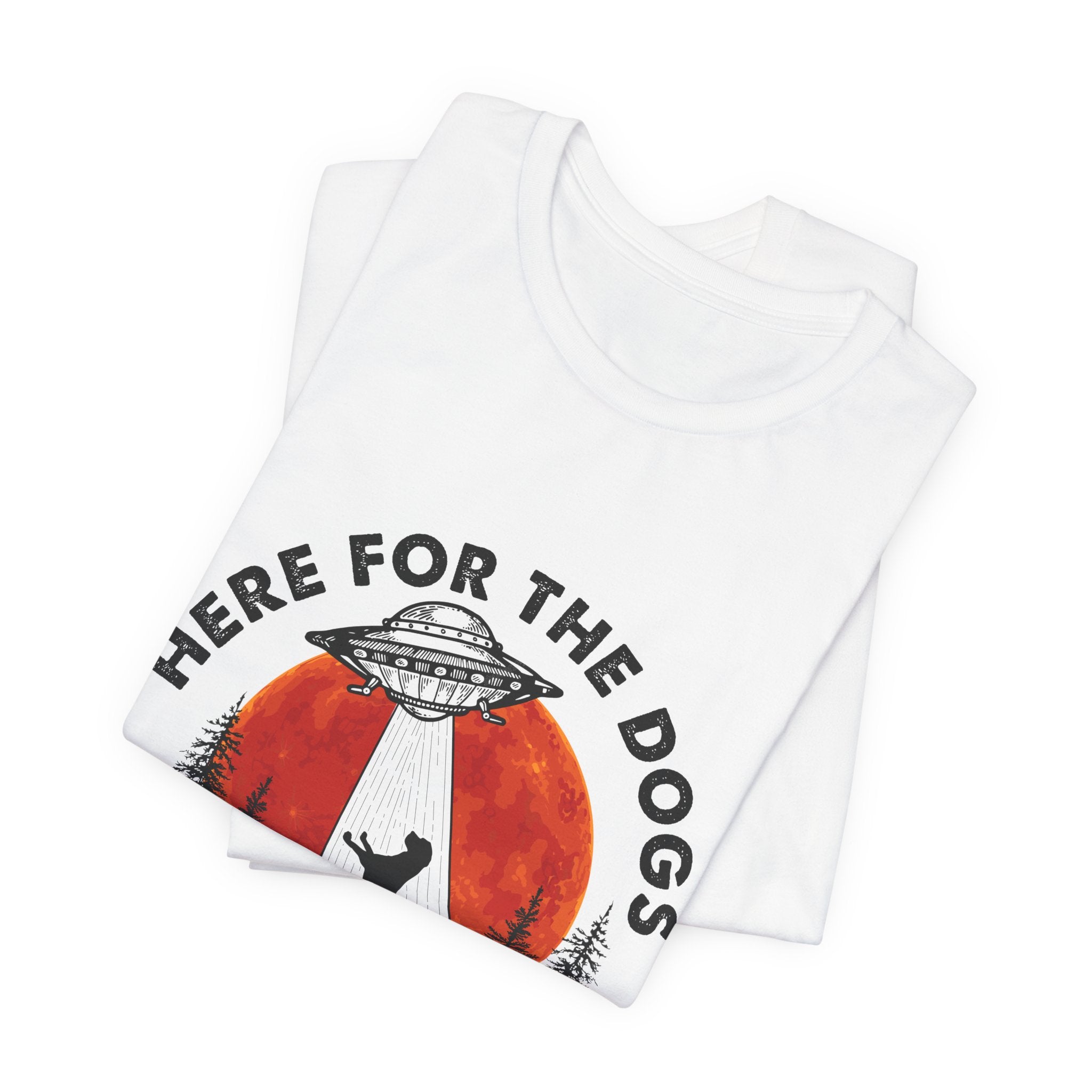 Here For The Dogs Humans Are Gross T-Shirt | Dog Lover Camper Gift
