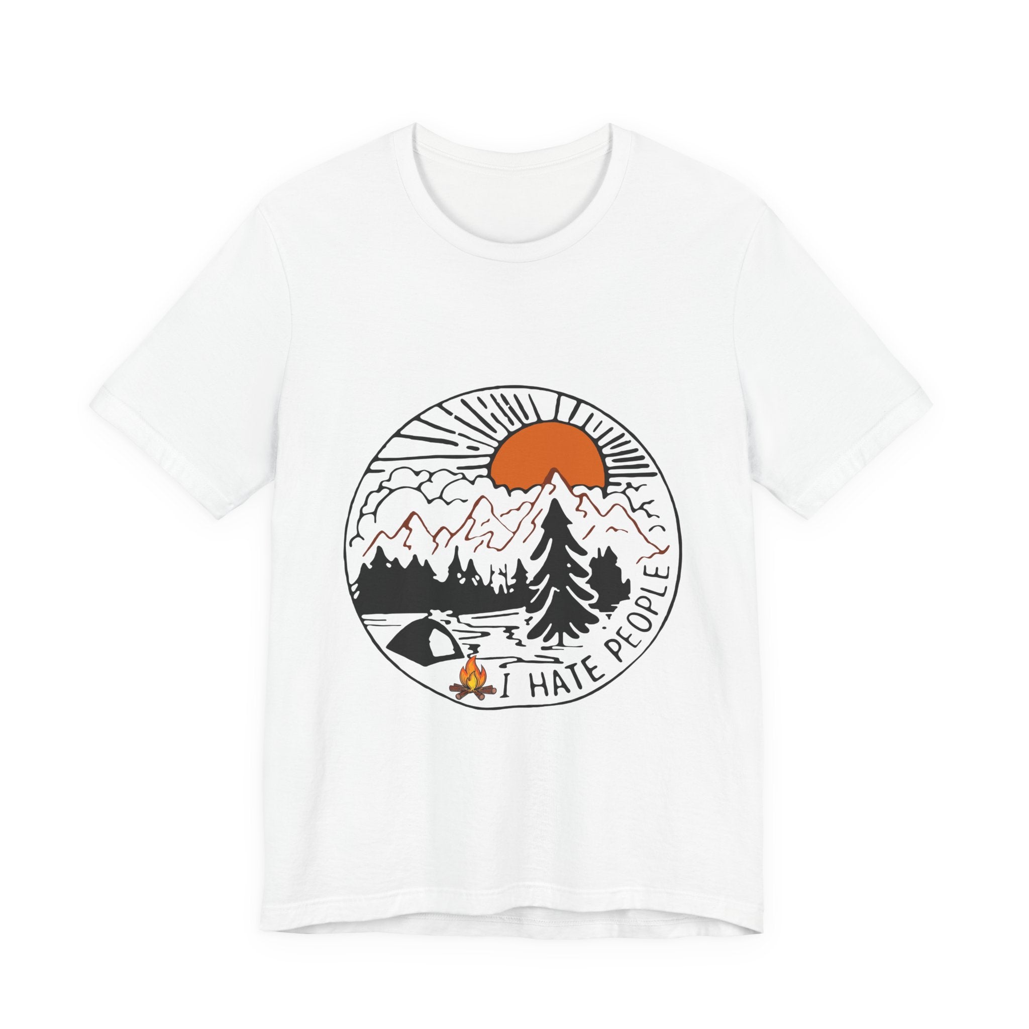 I HATE PEOPLE T-Shirt | Introverted Camper Gift