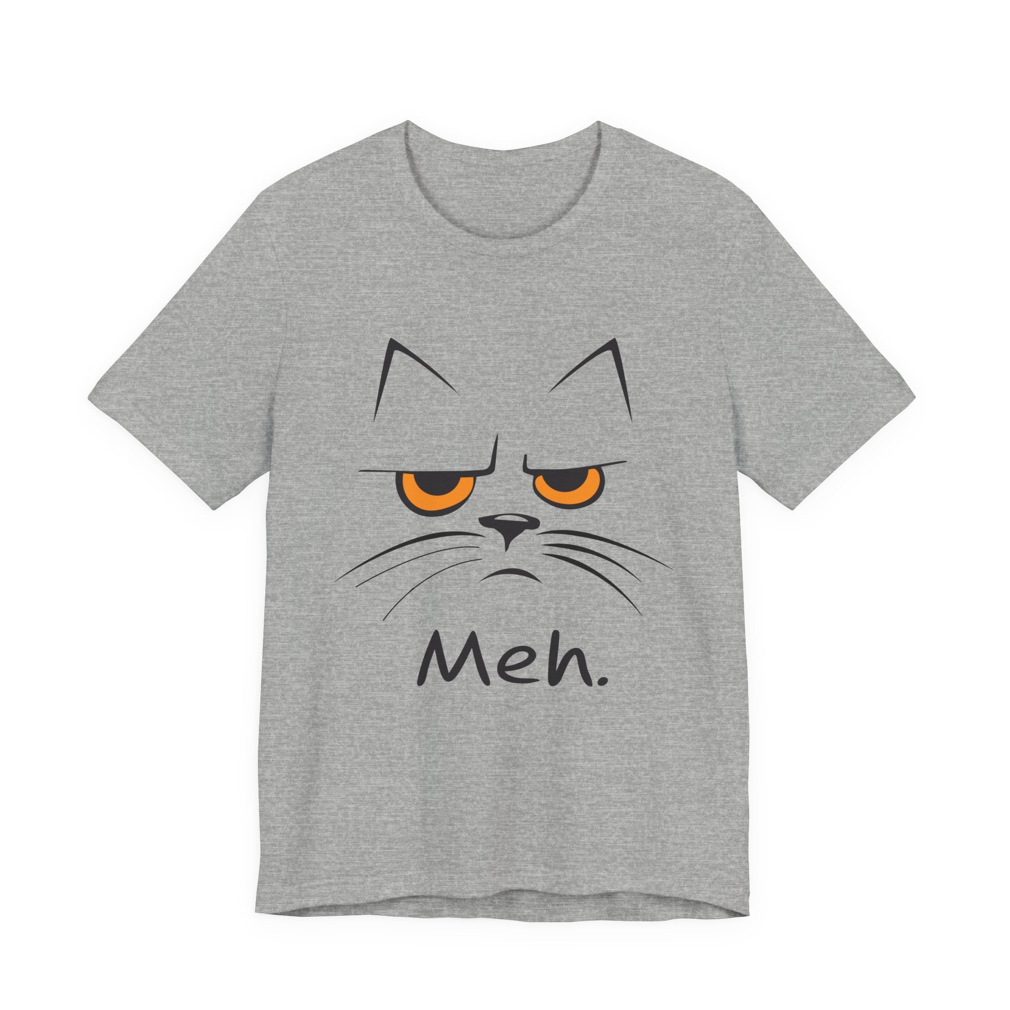 Meh. Grumpy Cat T-Shirt | Relatable Cat Lover Gift