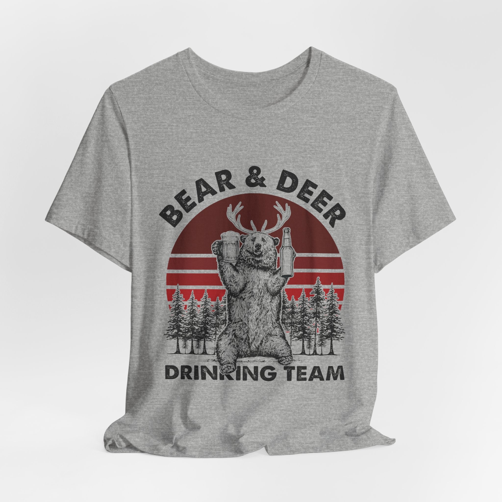 Bear & Deer Drinking Team T-Shirt | Campers Gift