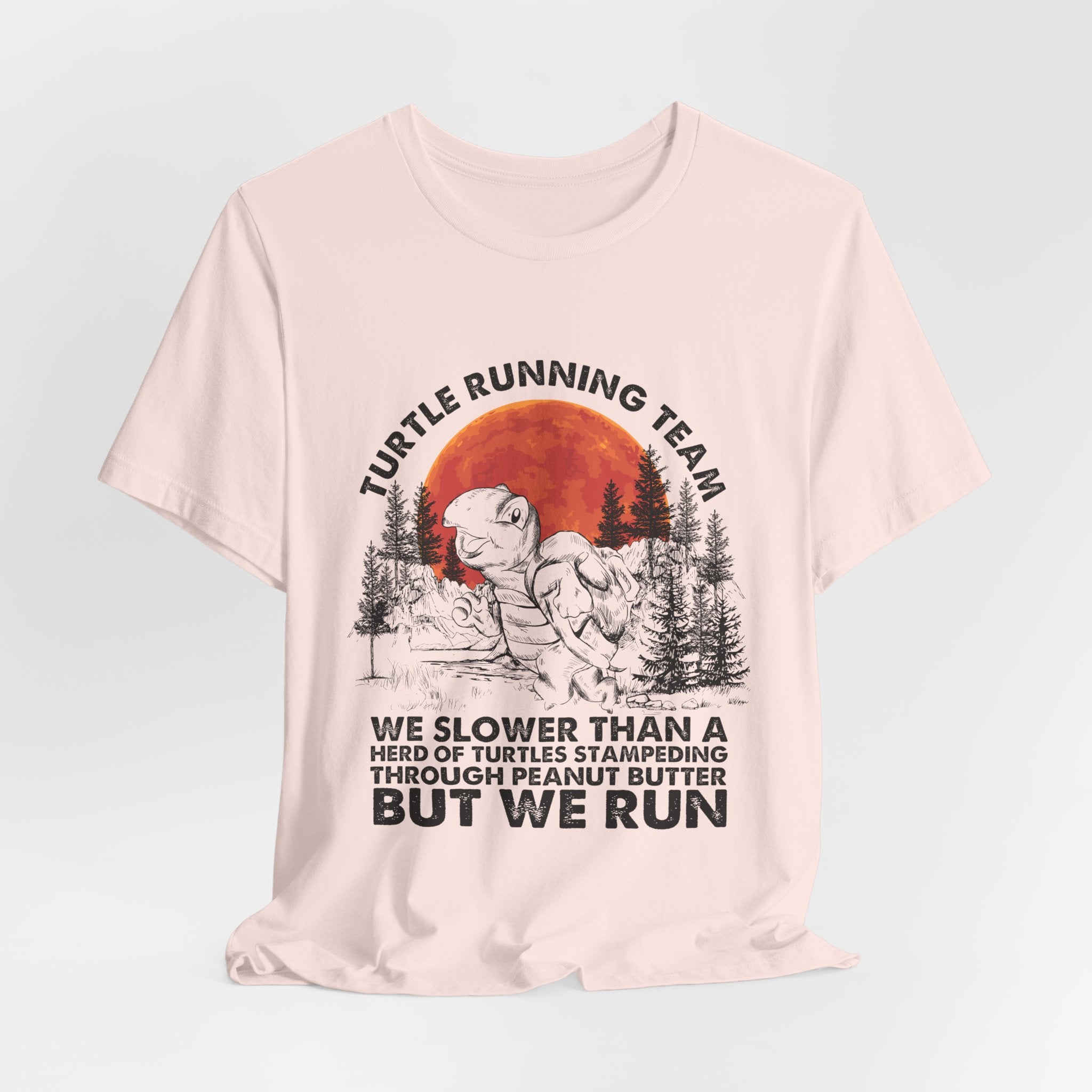 Turtle Running Team T-Shirt | Funny Outdoor Runner Gift