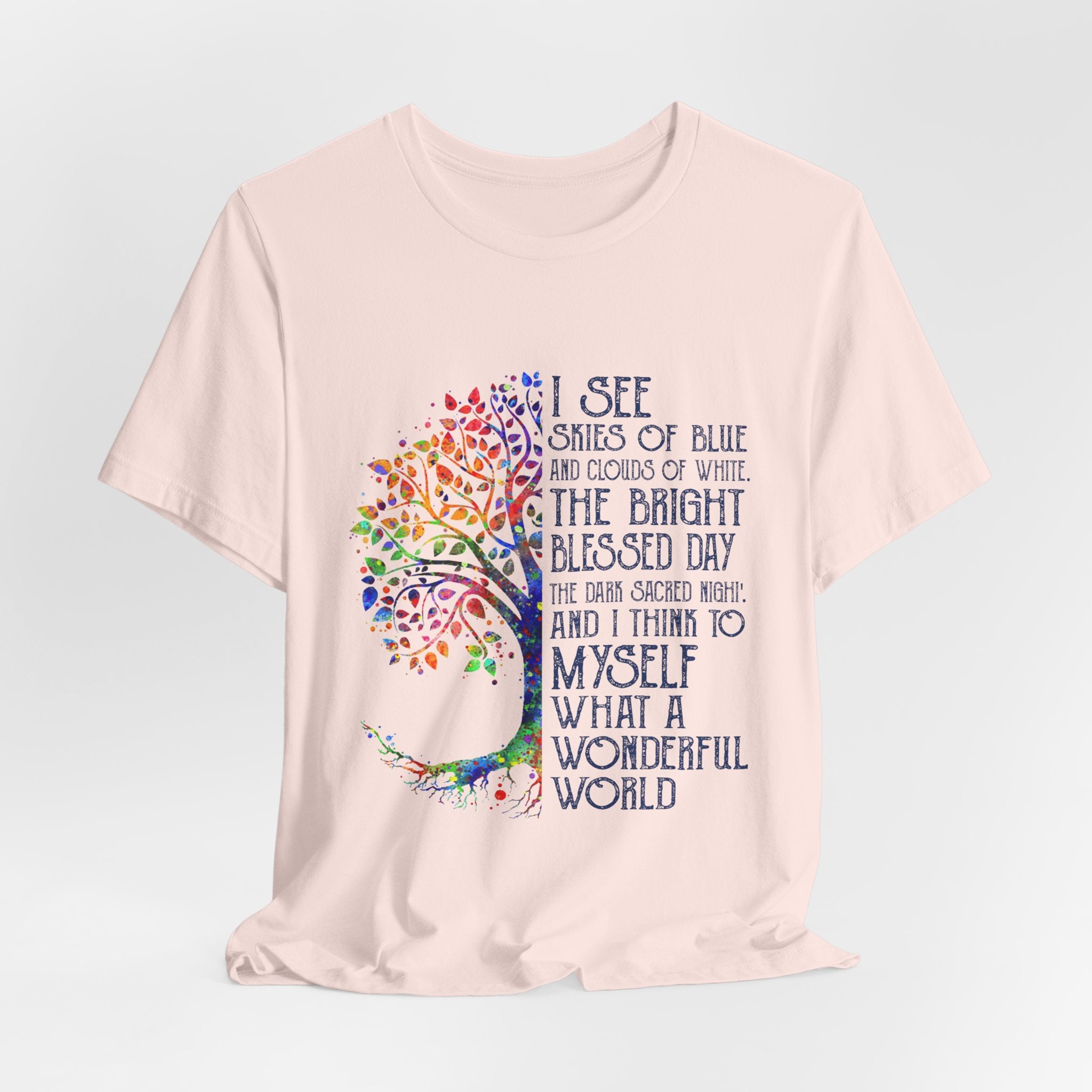 What a Wonderful World T-Shirt | Hippie Soul Gift