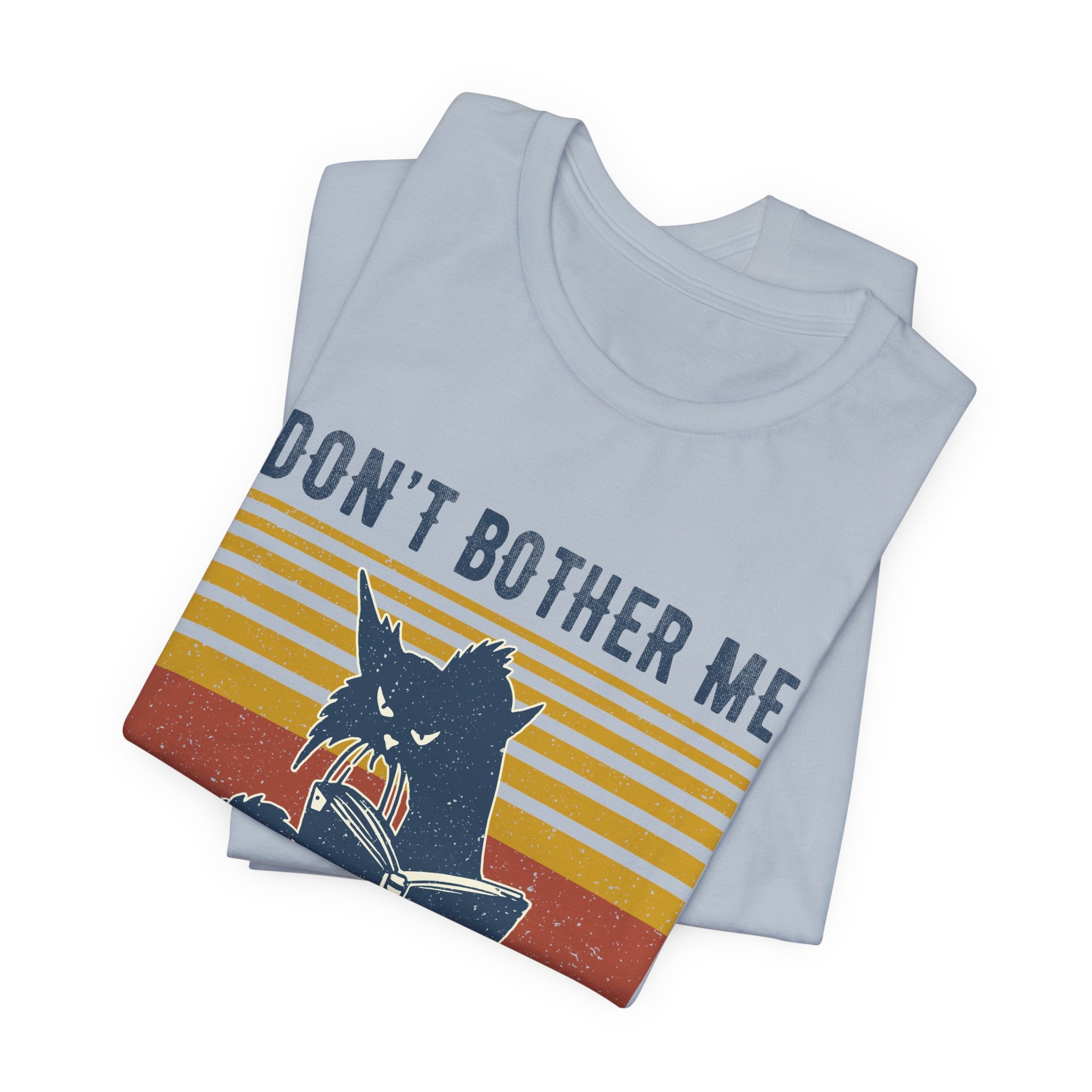 Don't Bother Me I'm Reading T-Shirt | Grumpy Cat Book Lover Gift