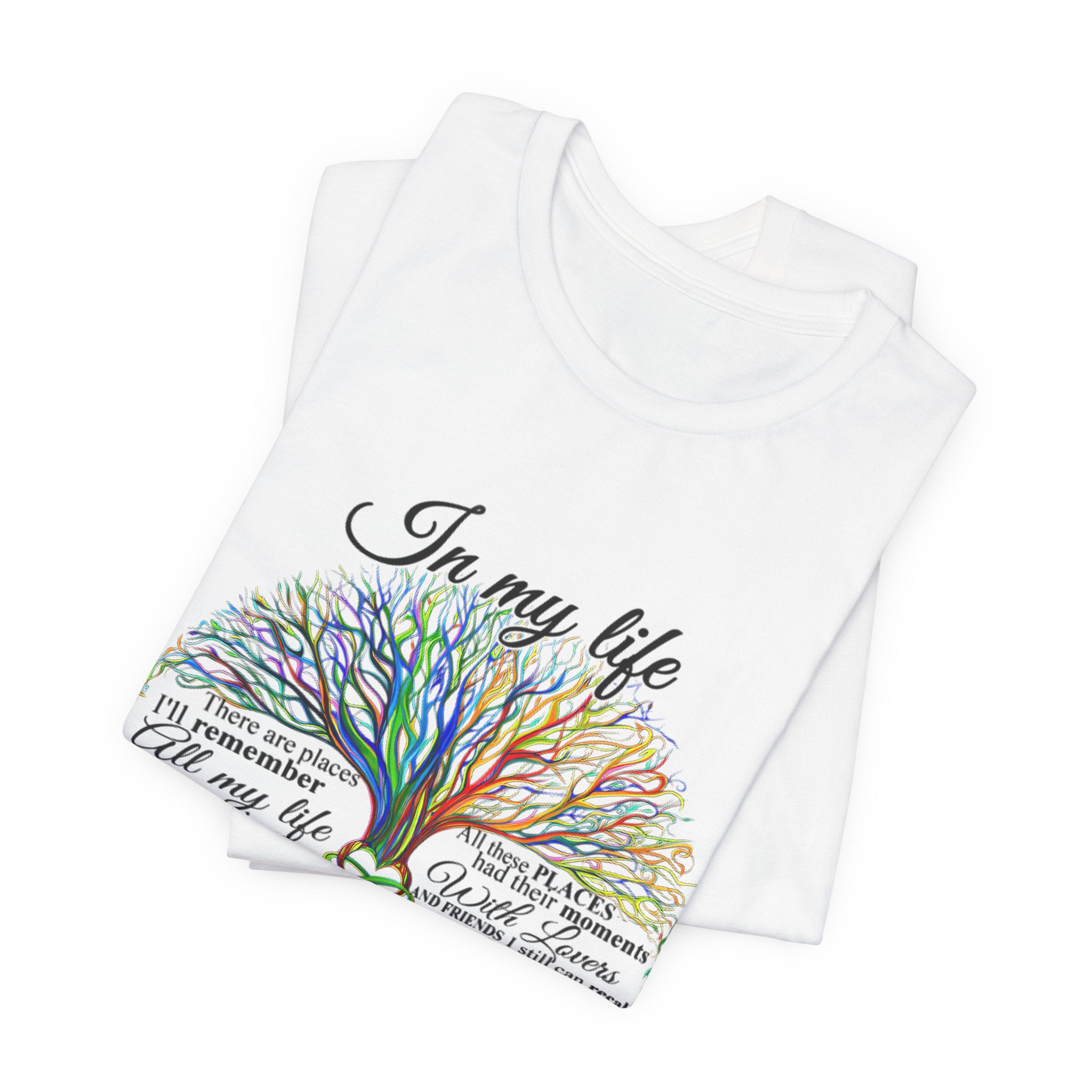 In My Life Lyrics Tree T-Shirt | Hippie Soul Gift
