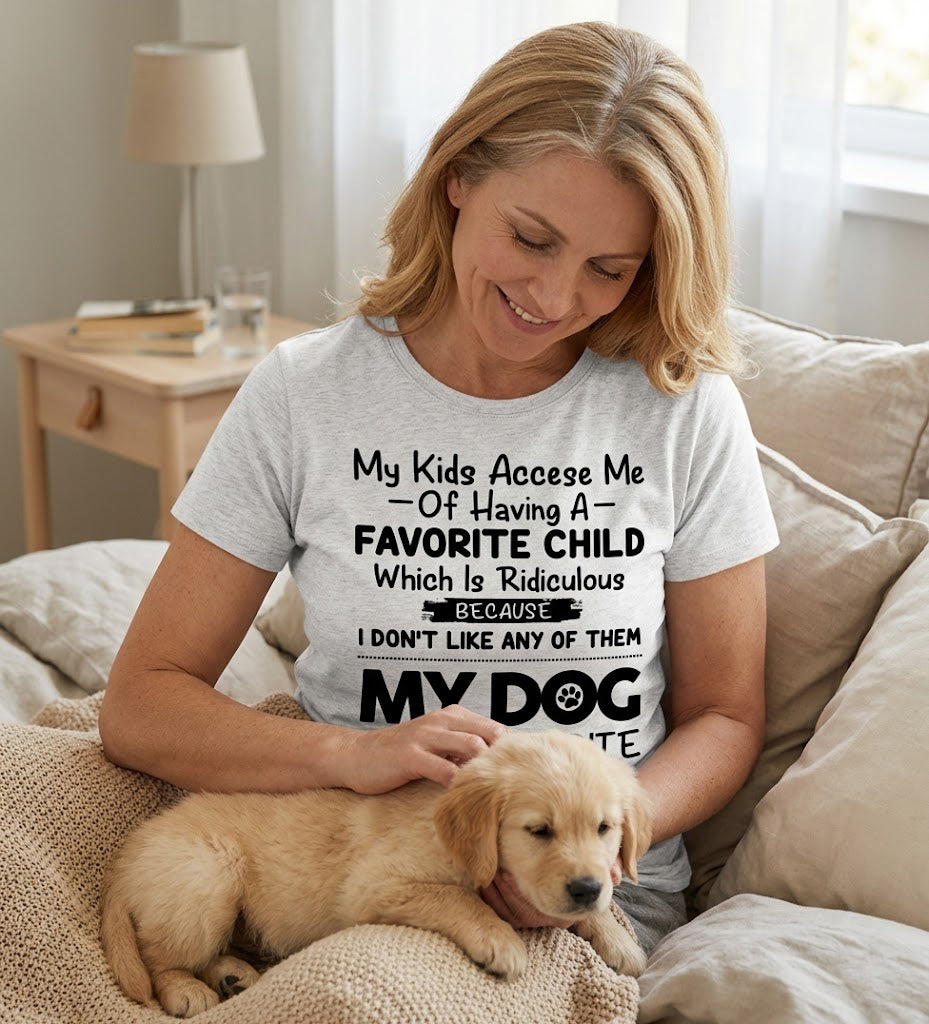 Dog Mom Est. T-Shirt | Cute Gift for New Dog Owners