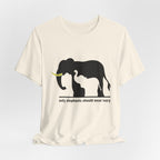 Only Elephants Should Wear Ivory T-Shirt | Wildlife Advocate Gift