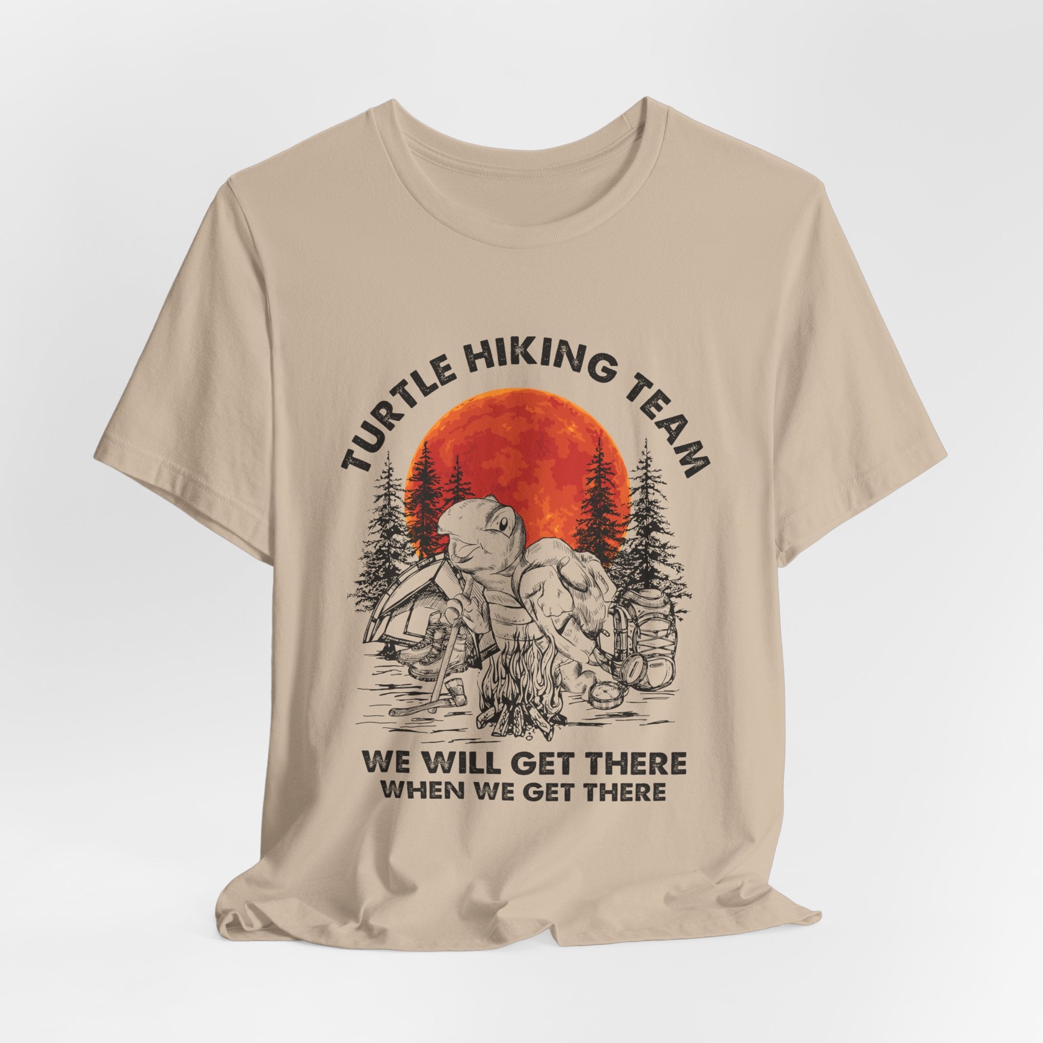 Turtle Hiking Team T-Shirt | Patient Camper Gift