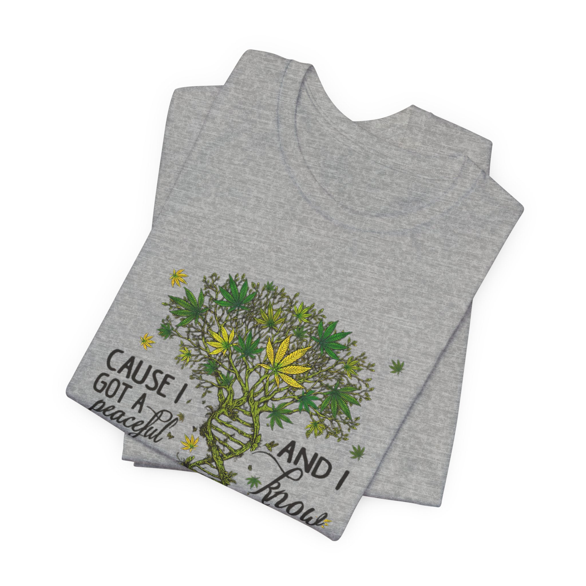Peaceful Easy Feeling T-Shirt | Hippie Soul Cannabis DNA Gift