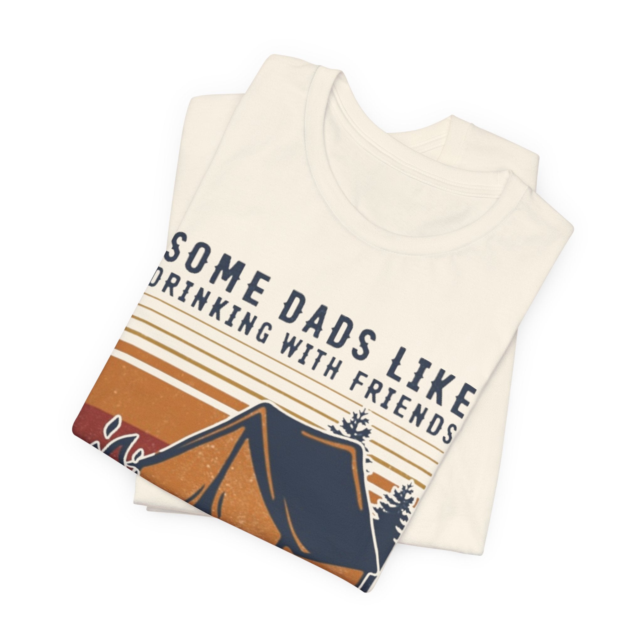 Great Dads Go Camping With Daughters T-Shirt | Camping Dad Gift