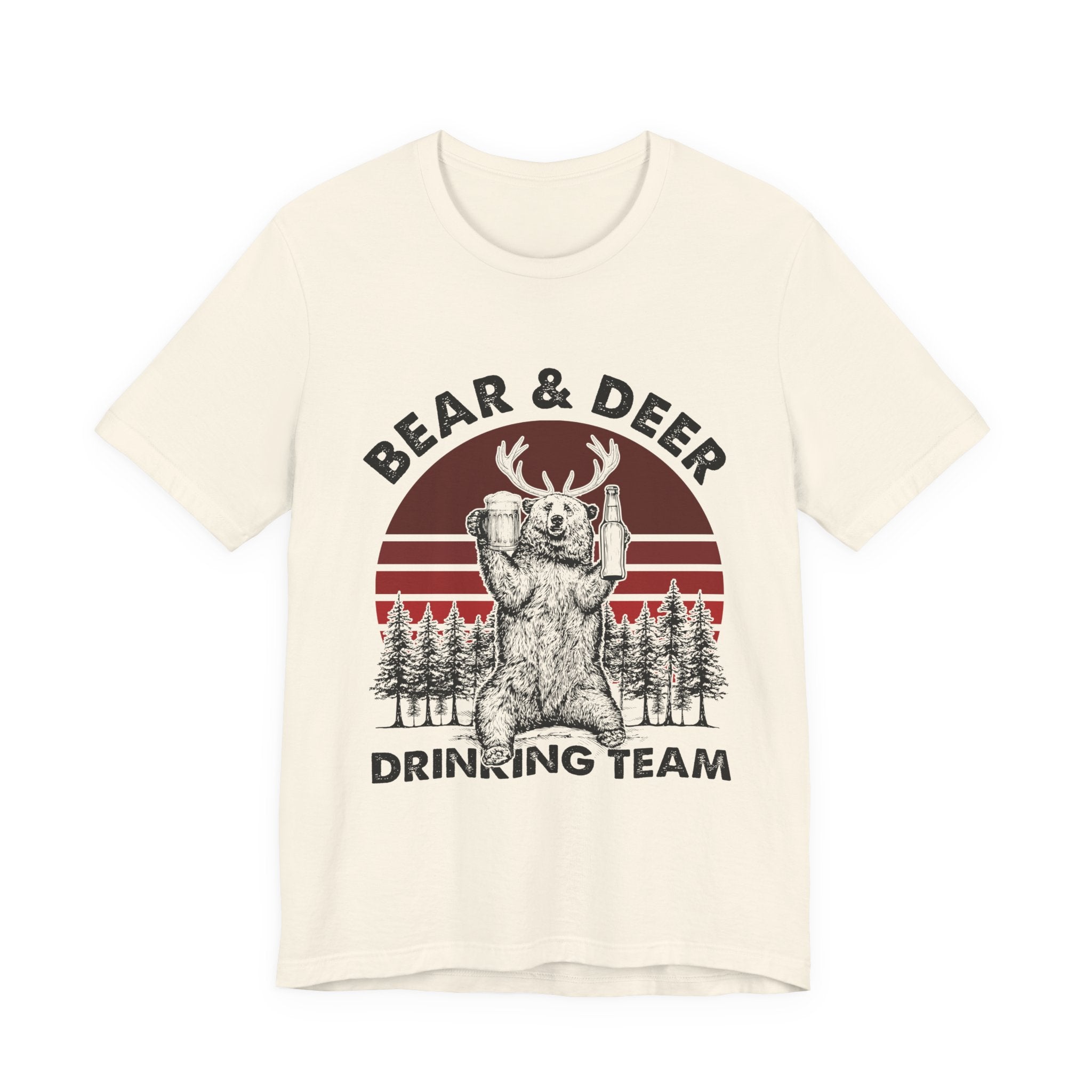 Bear & Deer Drinking Team T-Shirt | Campers Gift