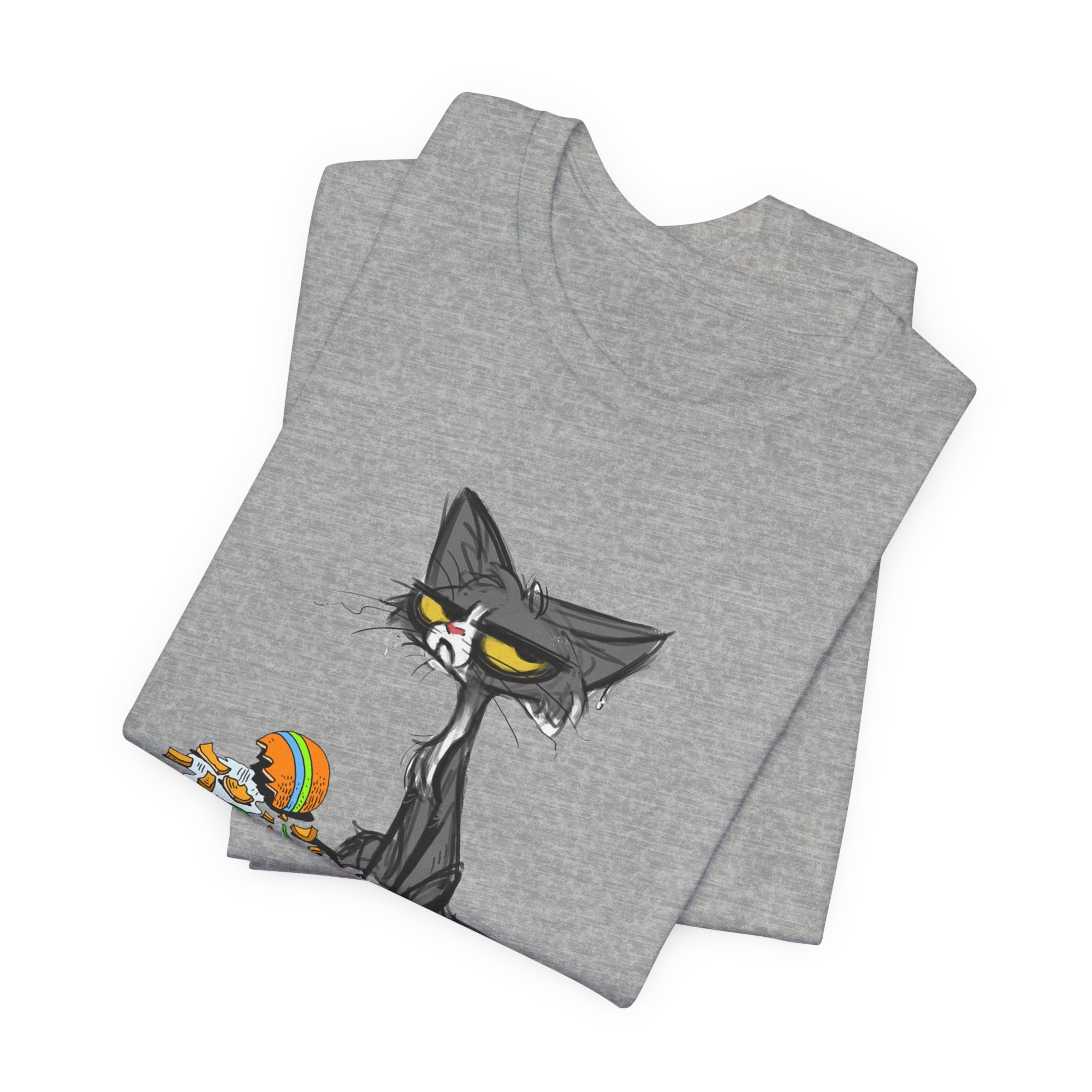 Life Is Better With My Destructive Cat T-Shirt | Funny Cat Lover Gift