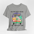 On A Dark Desert Highway Elephants T-Shirt | Hippie Elephant Gift