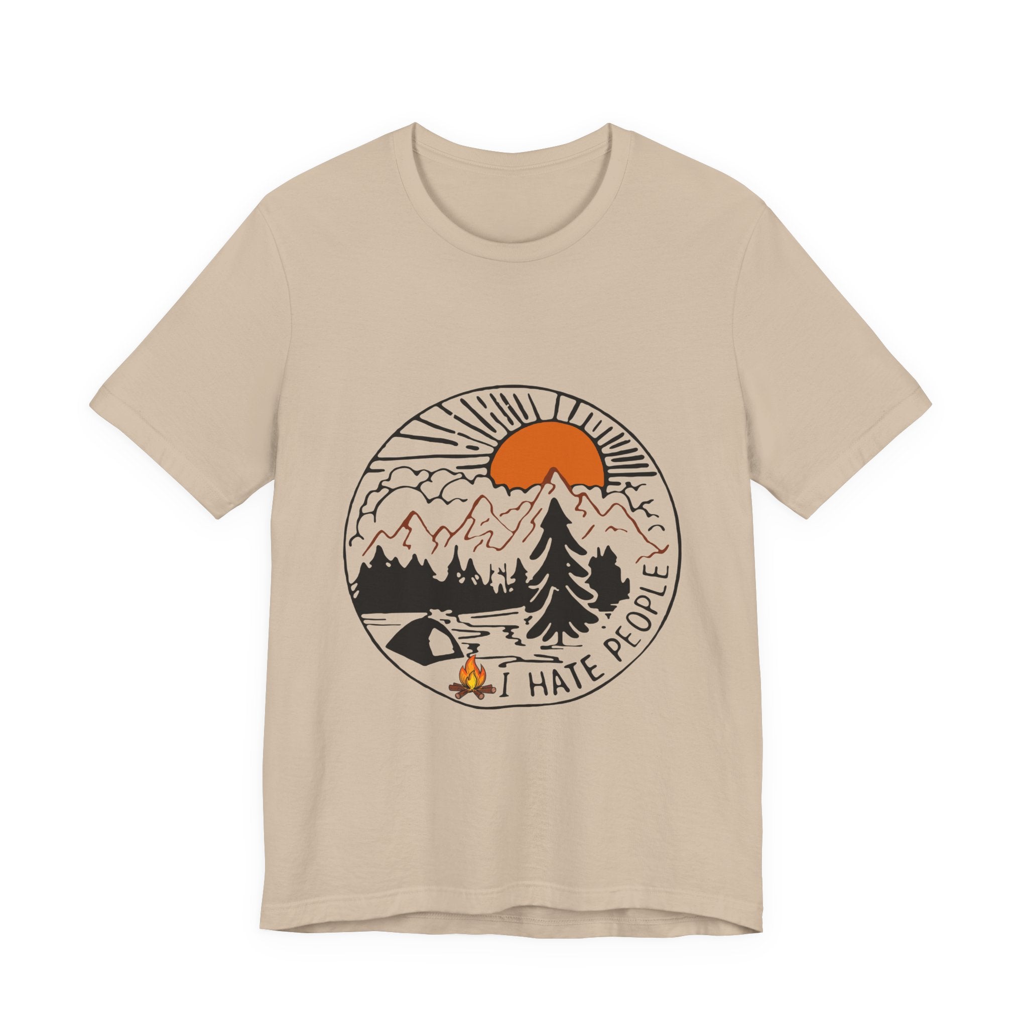 I HATE PEOPLE T-Shirt | Introverted Camper Gift