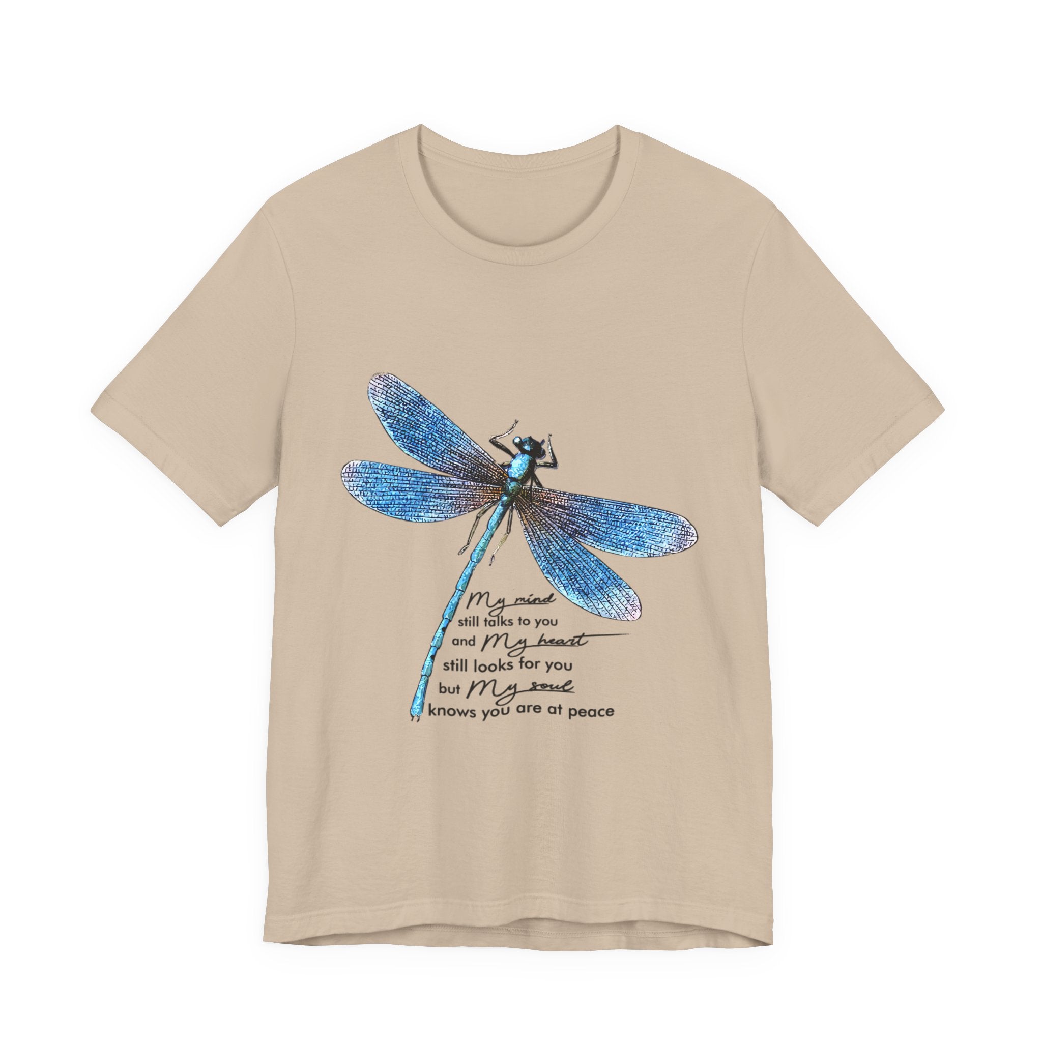 My Soul Knows You Are At Peace Dragonfly T-Shirt | Free Spirit Gift