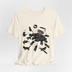 Mischievous Ink Cats T-Shirt | Cat Lover Gift