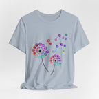 Paw Print Dandelion T-Shirt | Dog Lover Gift for Fur Parents