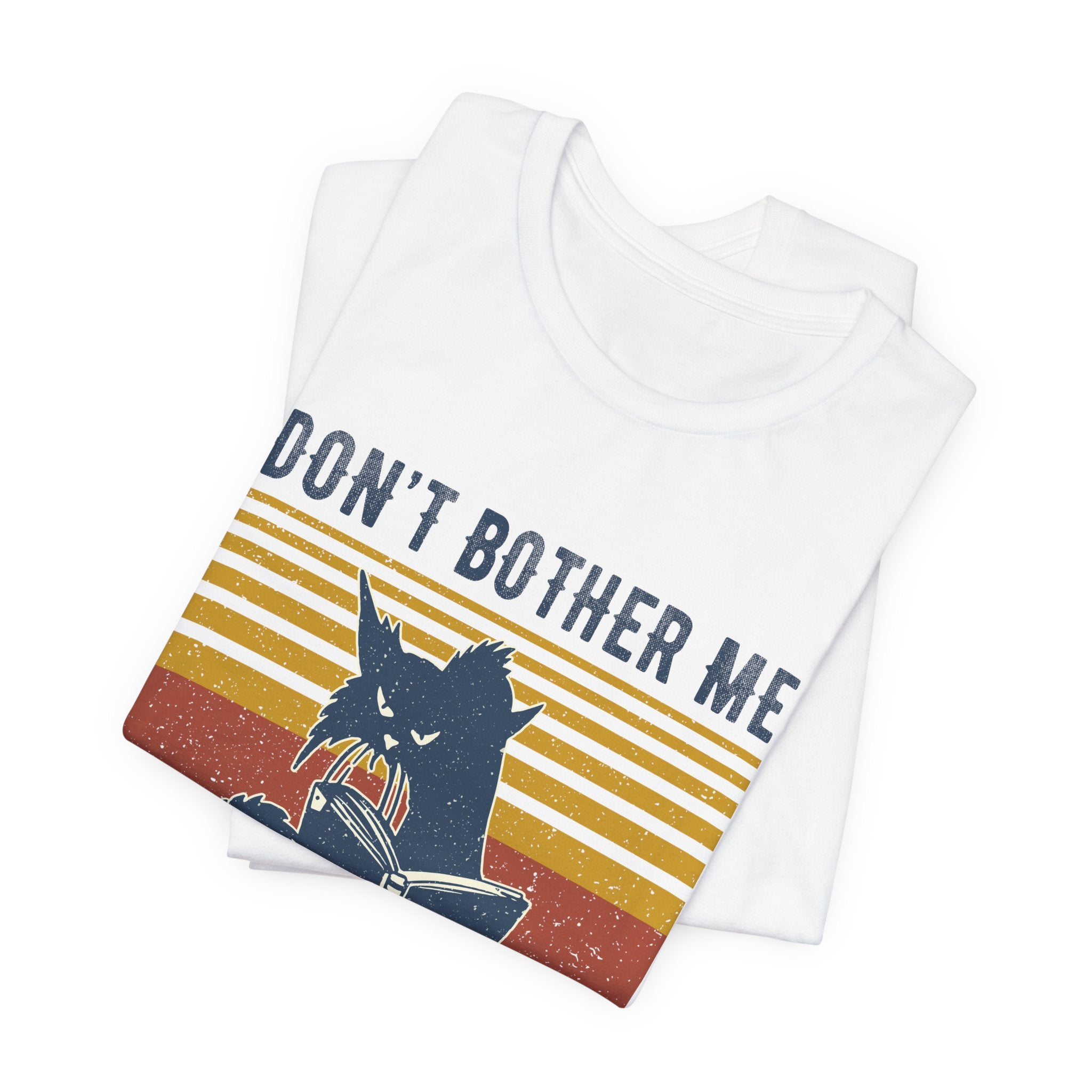 Don't Bother Me I'm Reading T-Shirt | Grumpy Cat Book Lover Gift