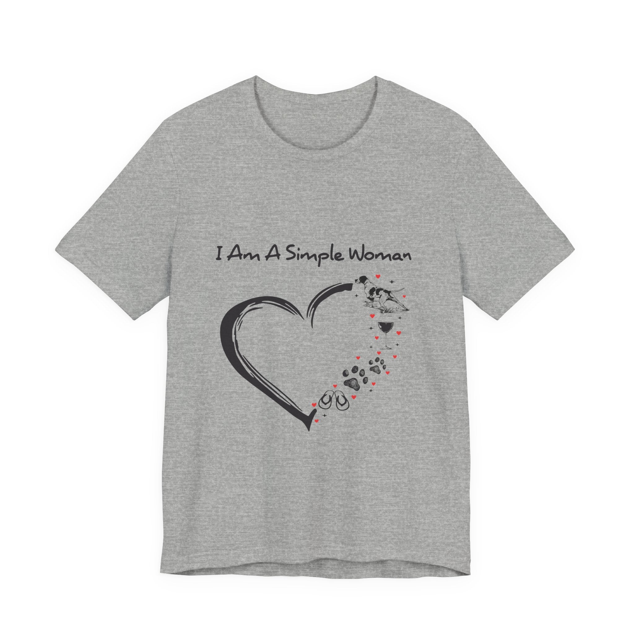 I Am A Simple Woman T-Shirt | Dog Mom Gift