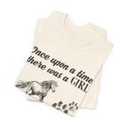 Once Upon a Time Loved Horses & Dogs T-Shirt | Dog Lover Girl Gift
