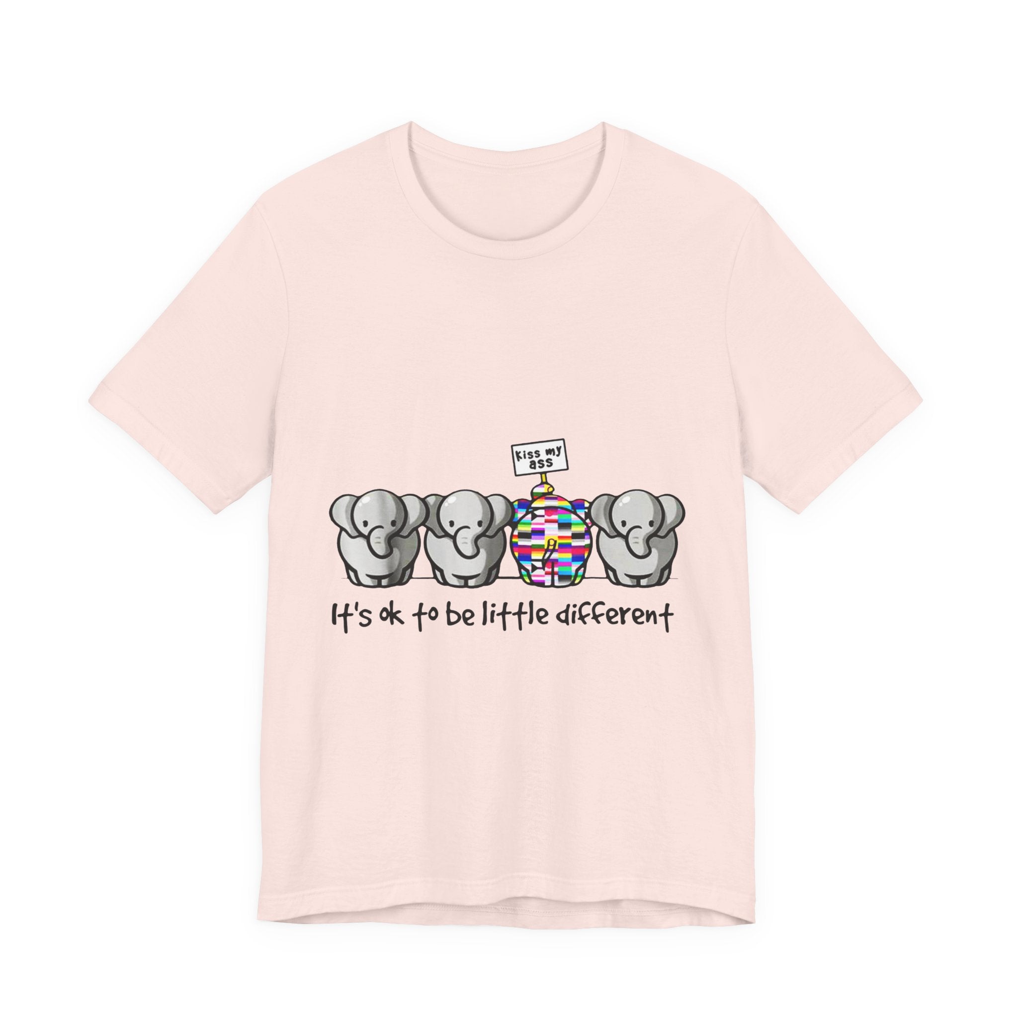It's Ok To Be Different Elephant T-Shirt | Sassy Wildlife Gift
